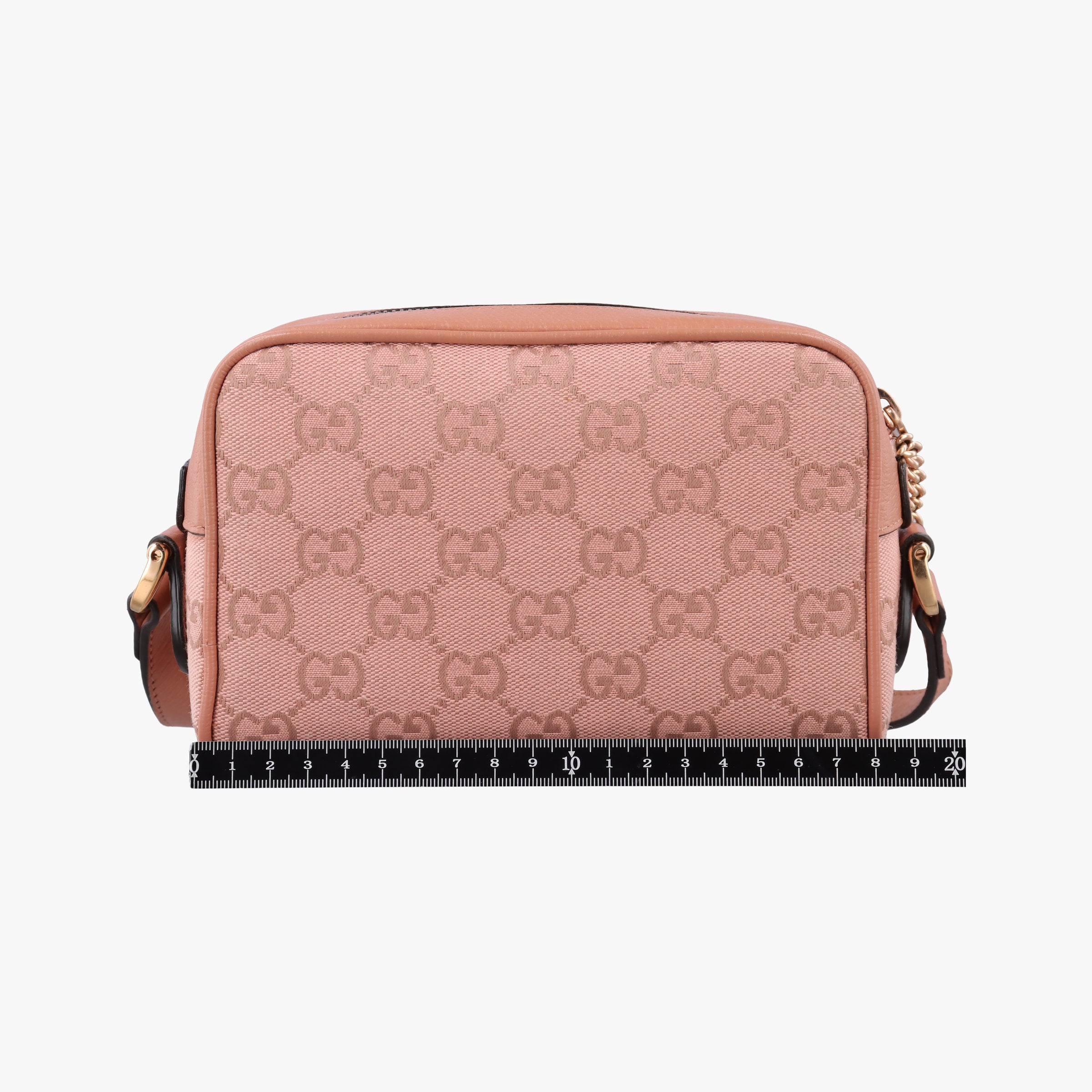 Vintage Gucci OPHIDIA Pink canvas×leather 574493 shoulderbag | stylenewstar