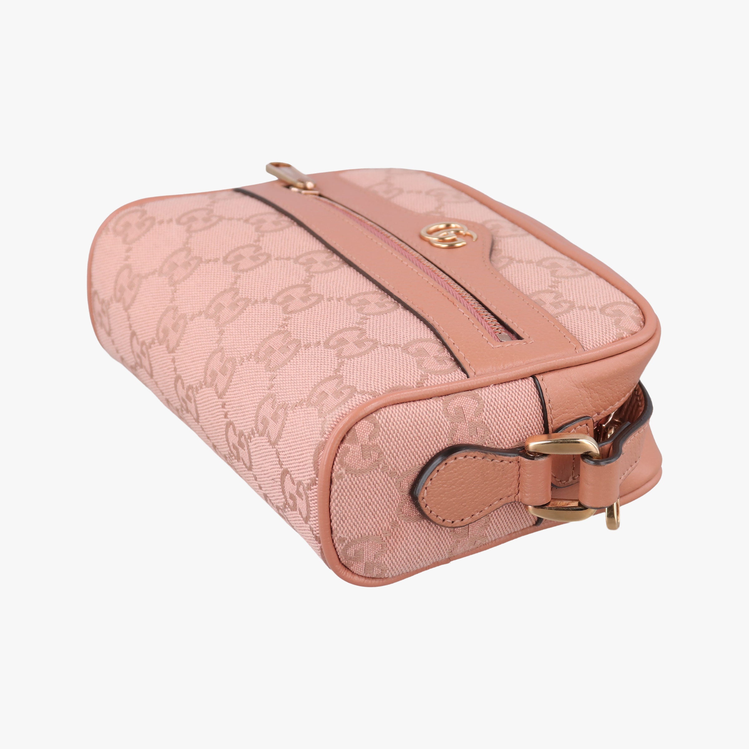 Vintage Gucci OPHIDIA Pink canvas×leather 574493 shoulderbag | stylenewstar
