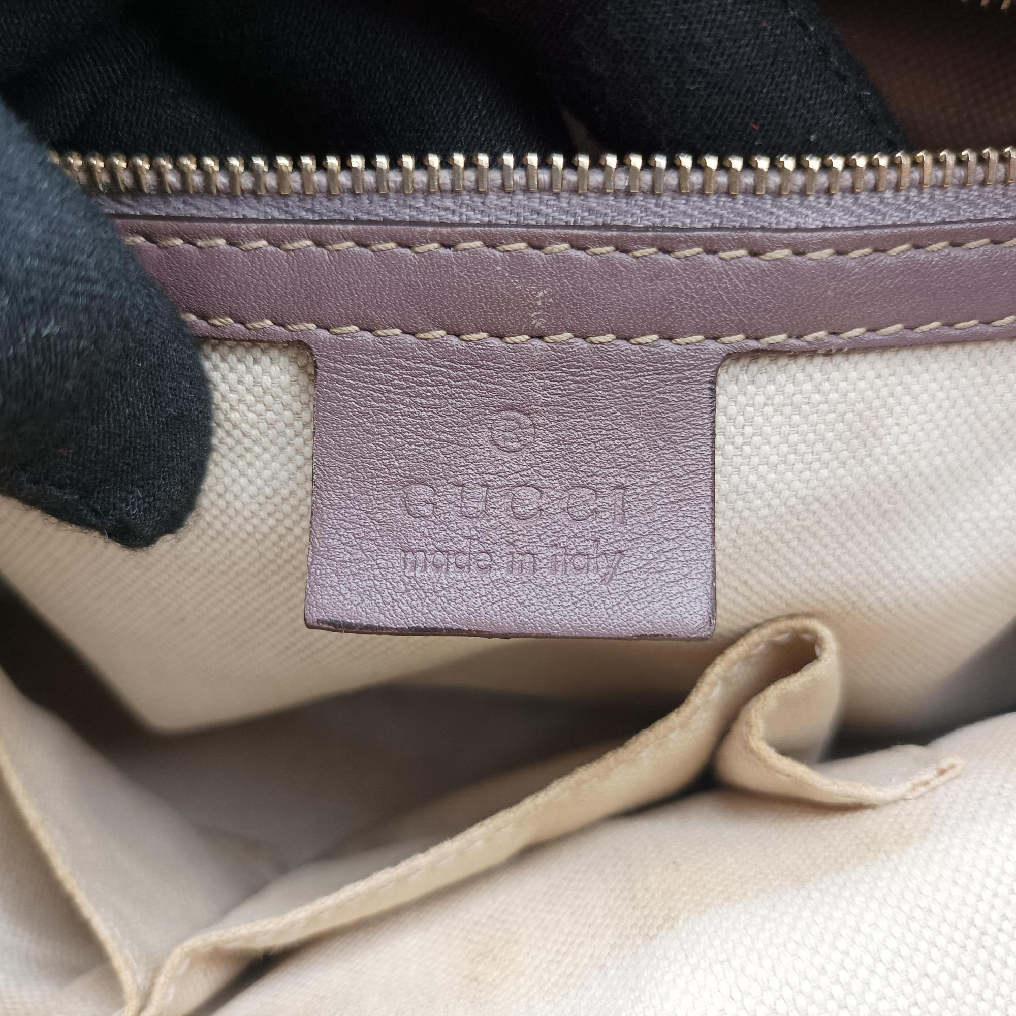 Pre-owned Gucci Mayfair Brown Leather 257061 handbag | stylenewstar