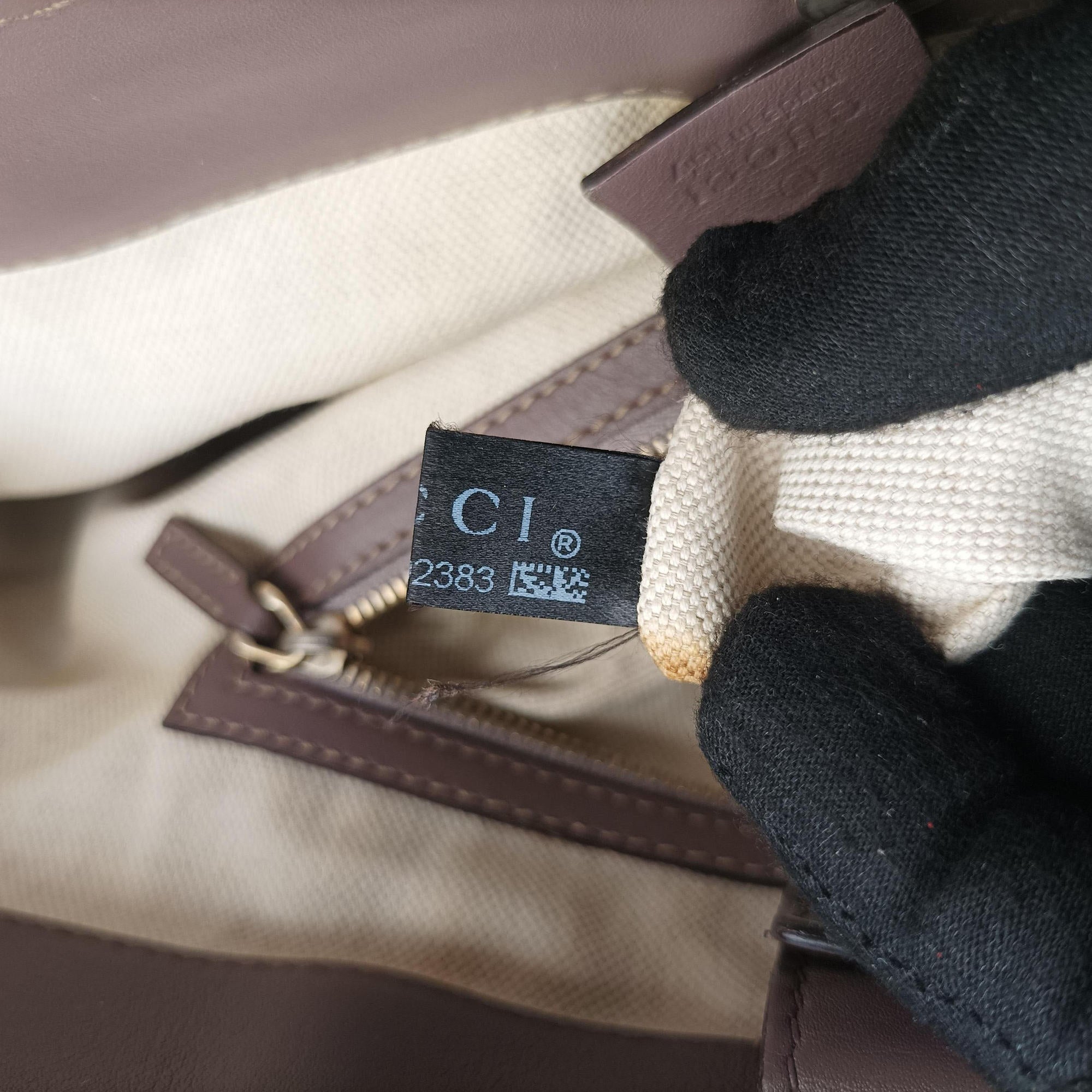 Pre-owned Gucci Mayfair Brown Leather 257061 handbag | stylenewstar