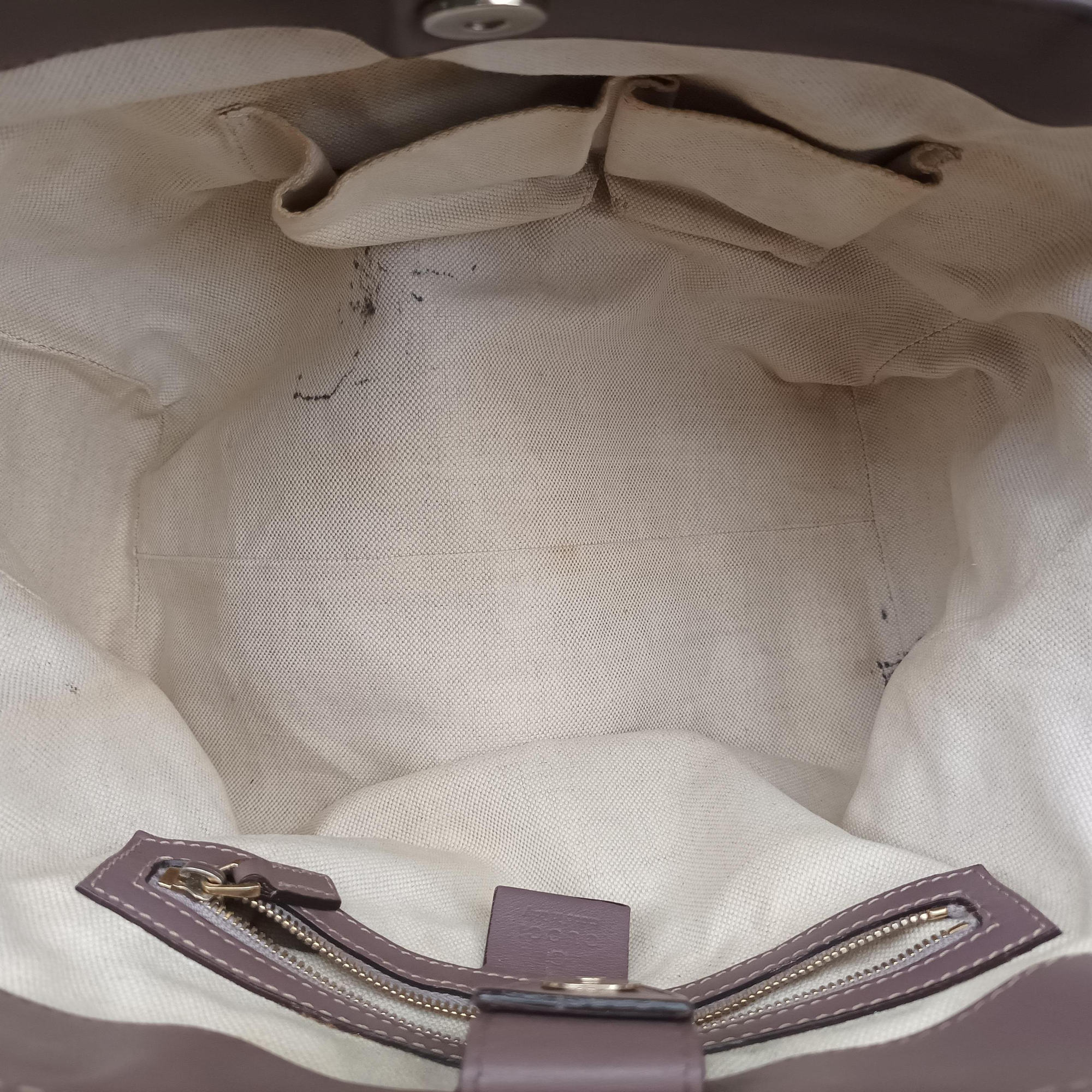 Pre-owned Gucci Mayfair Brown Leather 257061 handbag | stylenewstar