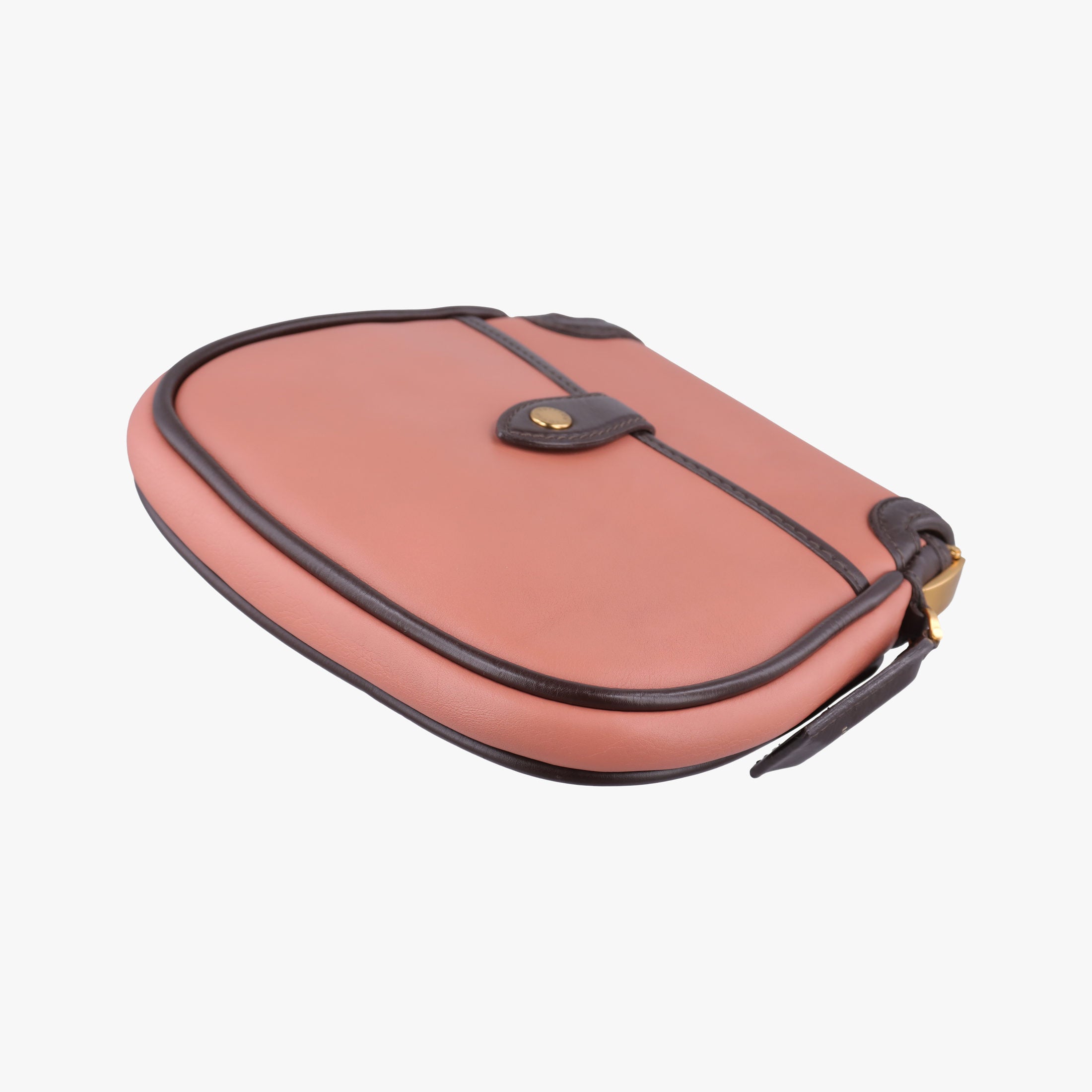 Pre-owned Louis Vuitton Collection Trapezio Pink×Brown leather M97086 shoulderbag | stylenewstar