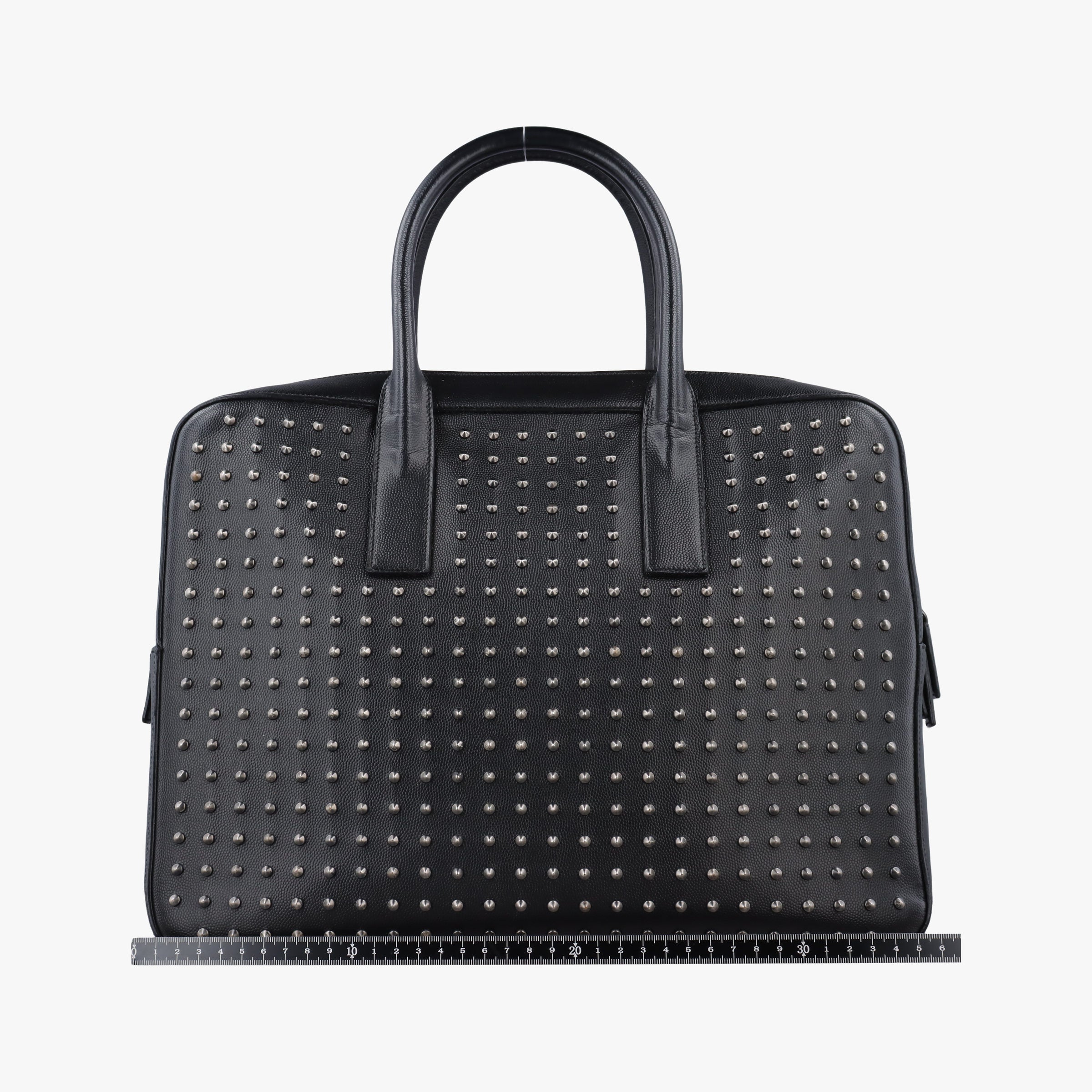 Pre-owned Yves Saint Laurent Briefcase Black Leather 346100 handbag | stylenewstar