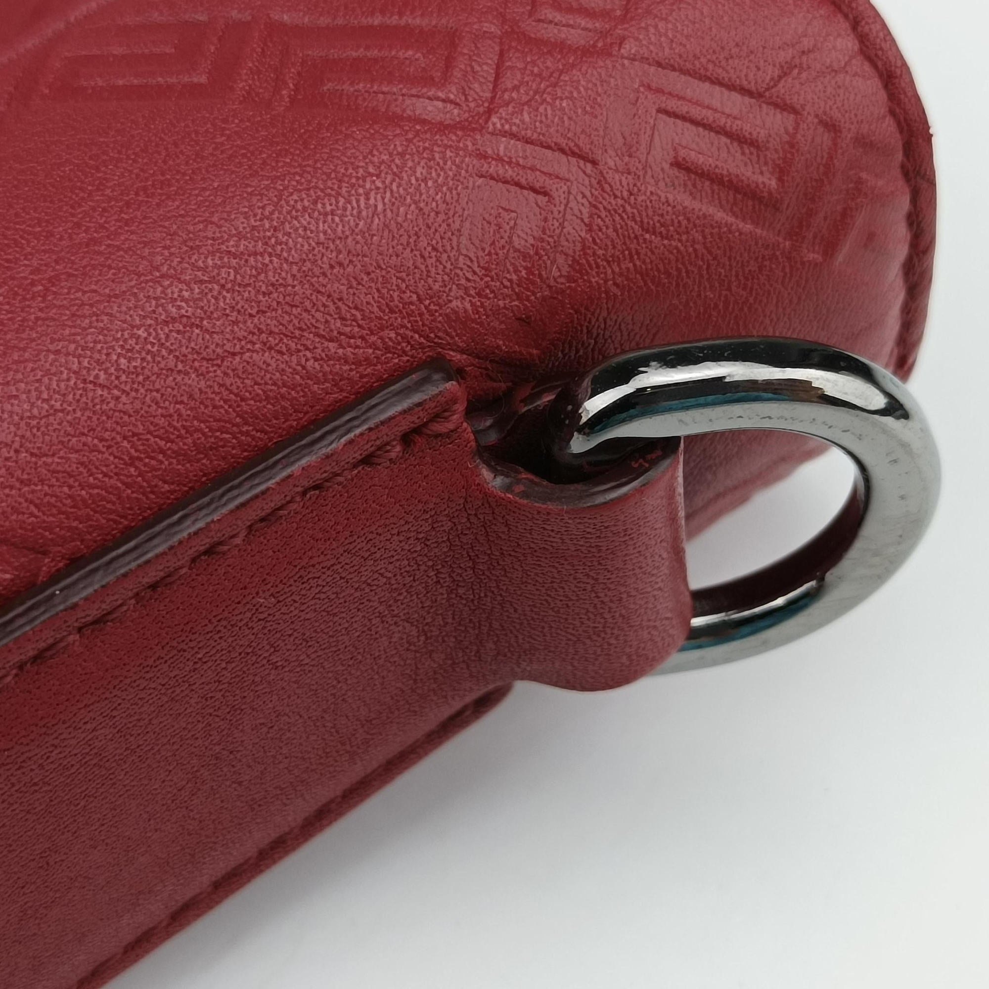 Secondhand VERSACE Medusa Red Leather  handbag | stylenewstar