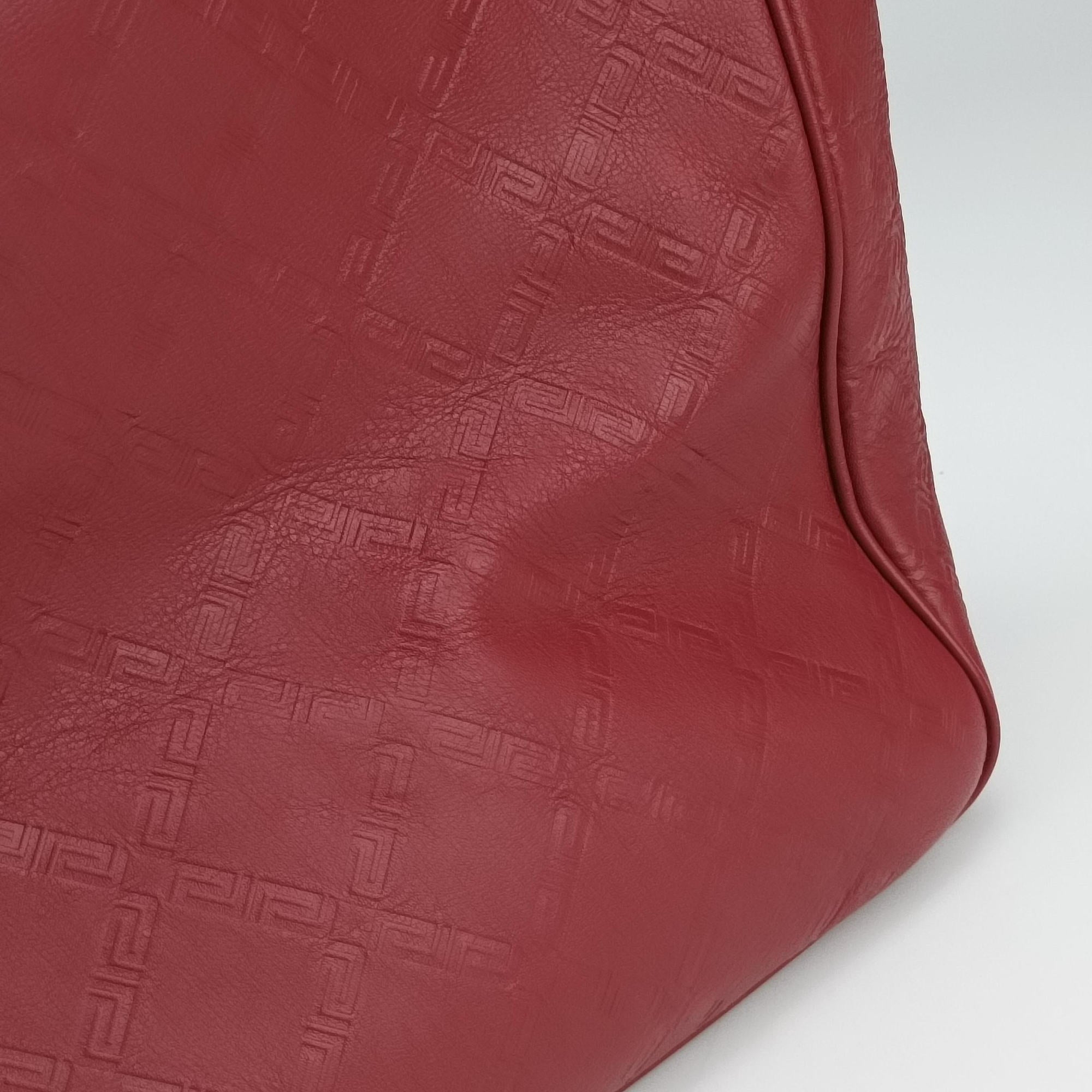 Secondhand VERSACE Medusa Red Leather  handbag | stylenewstar