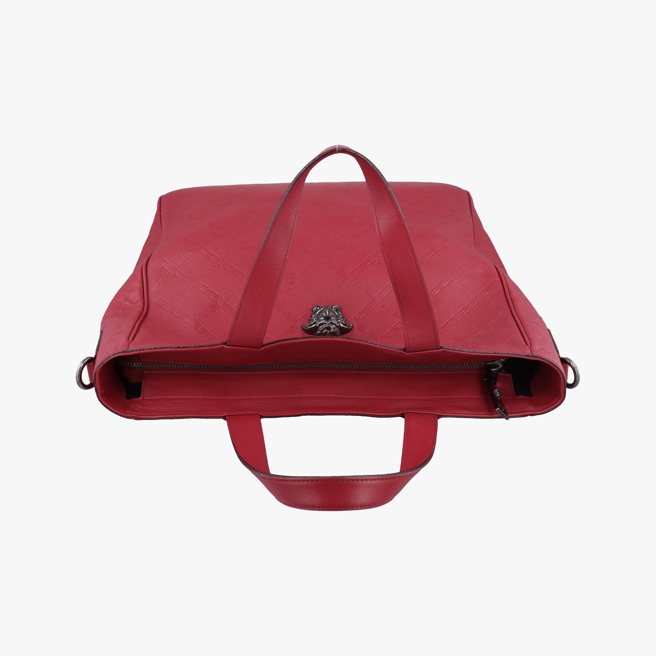Secondhand VERSACE Medusa Red Leather  handbag | stylenewstar