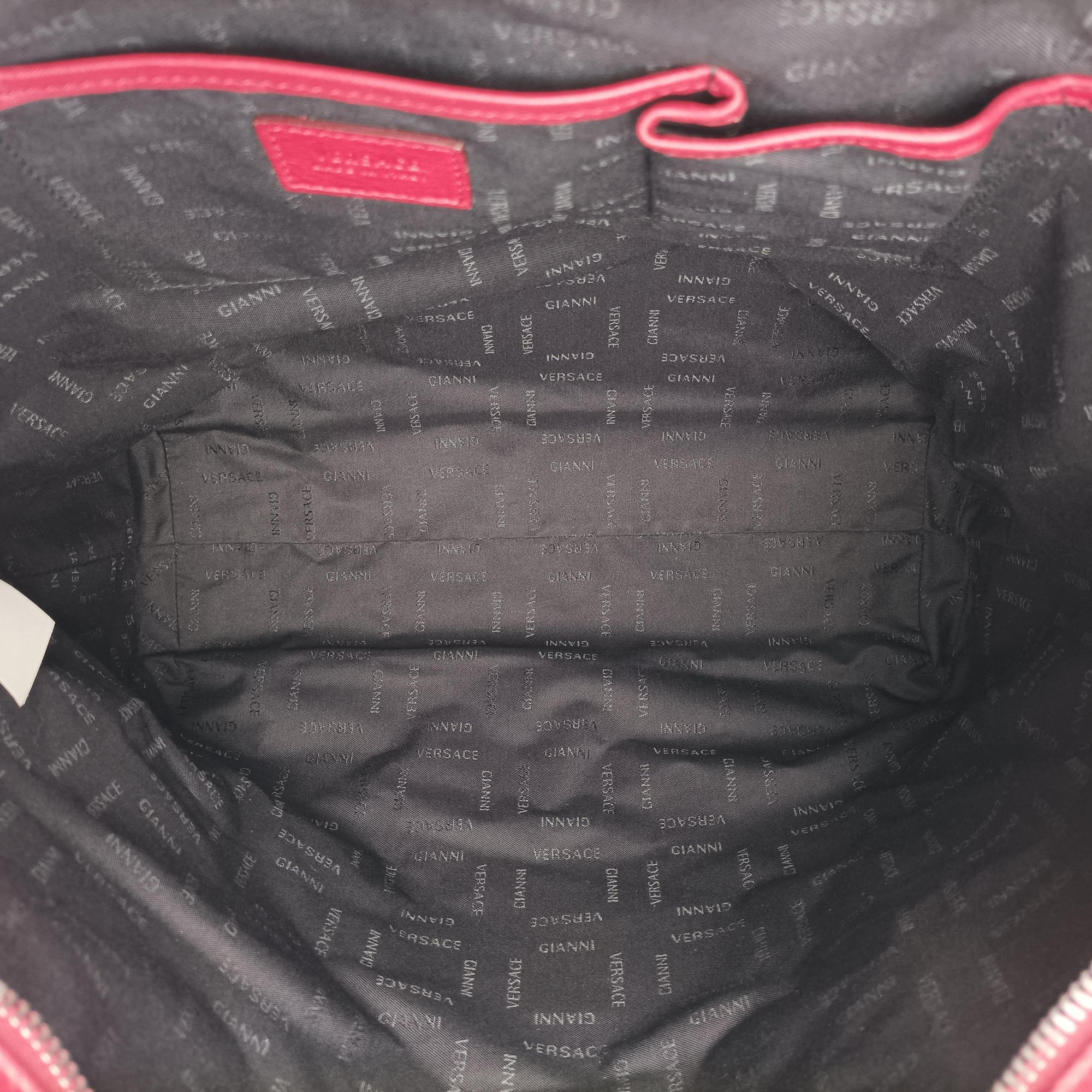 Secondhand VERSACE Medusa Red Leather  handbag | stylenewstar