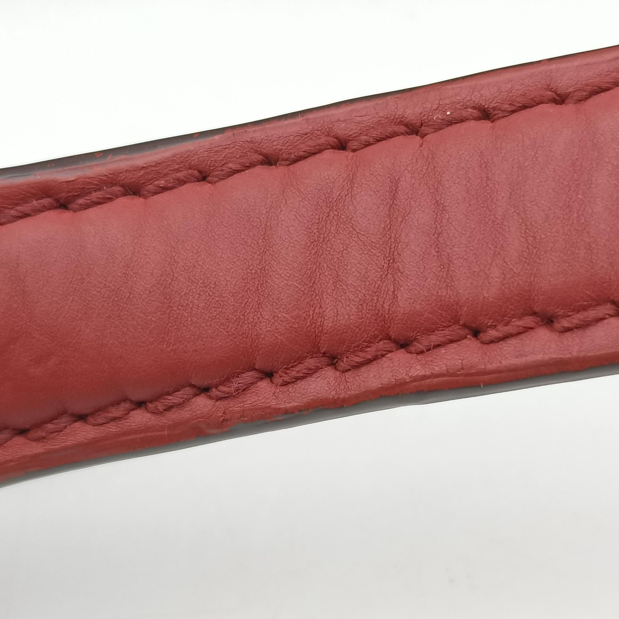 Pre-owned Gucci Soft Stirrup Burgundy Leather 296856 handbag | stylenewstar
