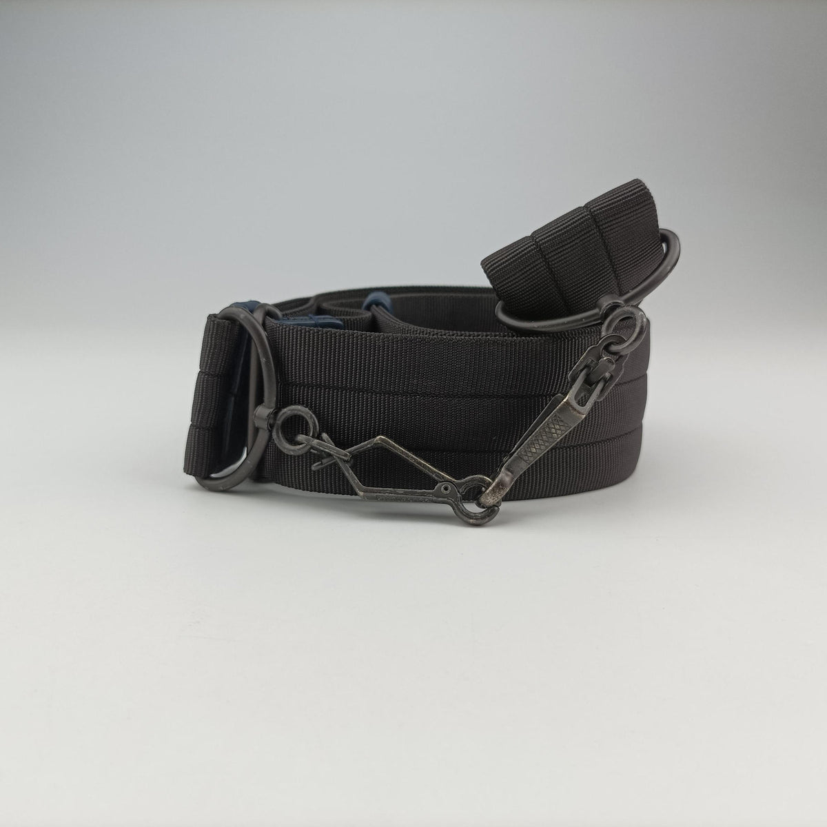 Pre-owned Bottega Veneta Intrecciato Blue×Black lambskin  shoulderbag | stylenewstar