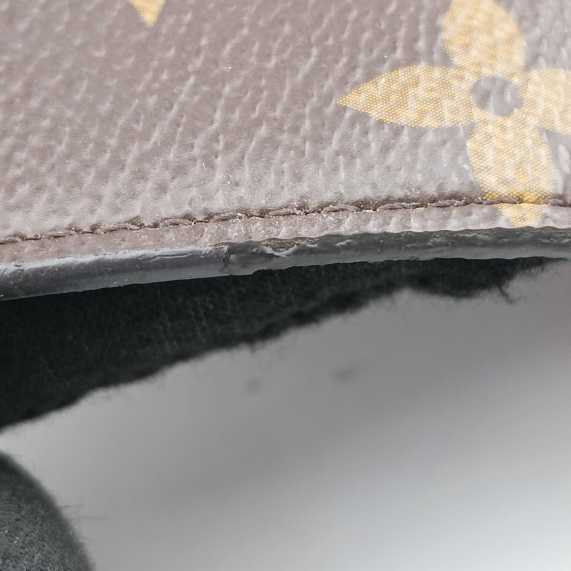 Vintage Louis Vuitton Pochette Weekend brown×Fuchsia Pink Monogram Canvas M62456 shoulderbag | stylenewstar