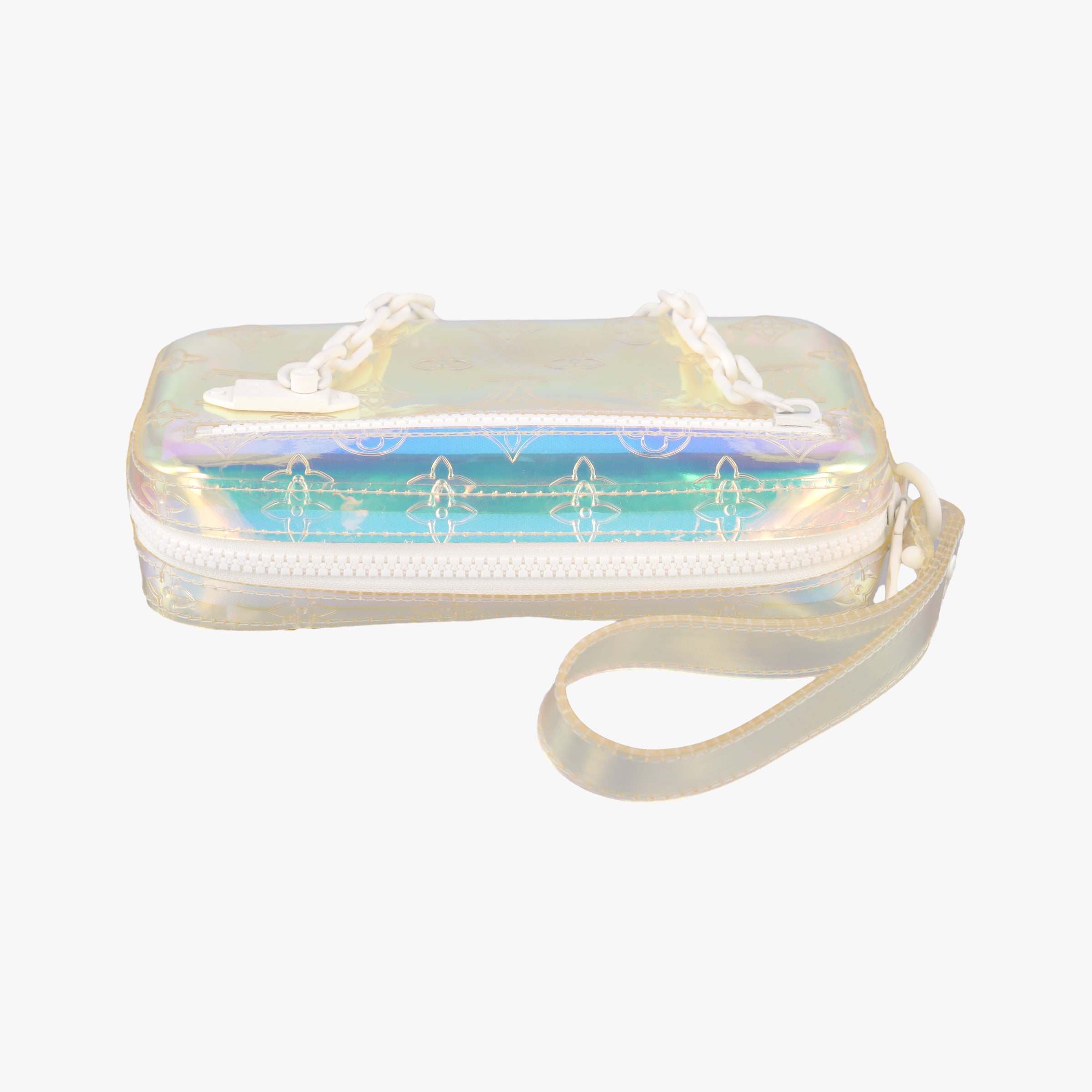 Secondhand Louis Vuitton Pochette Volga prism pvc vinyl M55261 clutchbag | stylenewstar