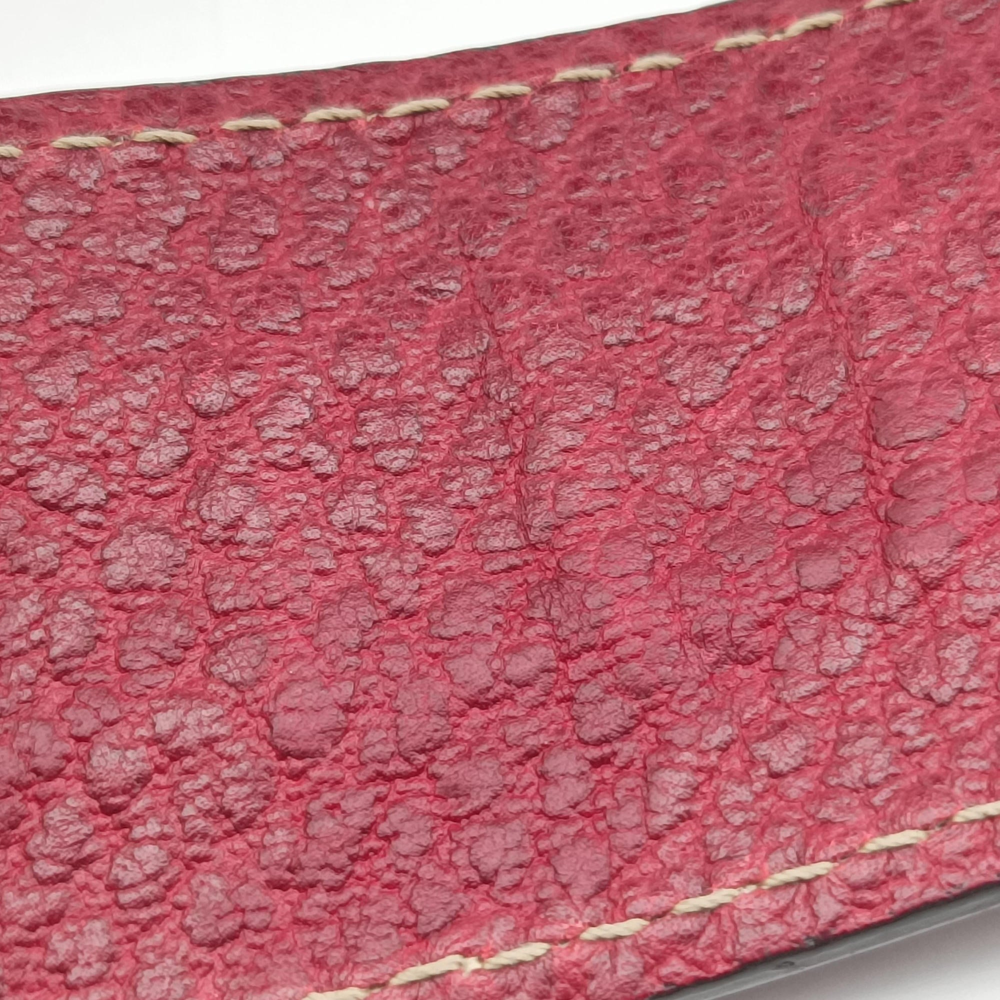 Pre-owned Gucci Bamboo Ring Hobo Bordeaux Leather 211519 handbag | stylenewstar