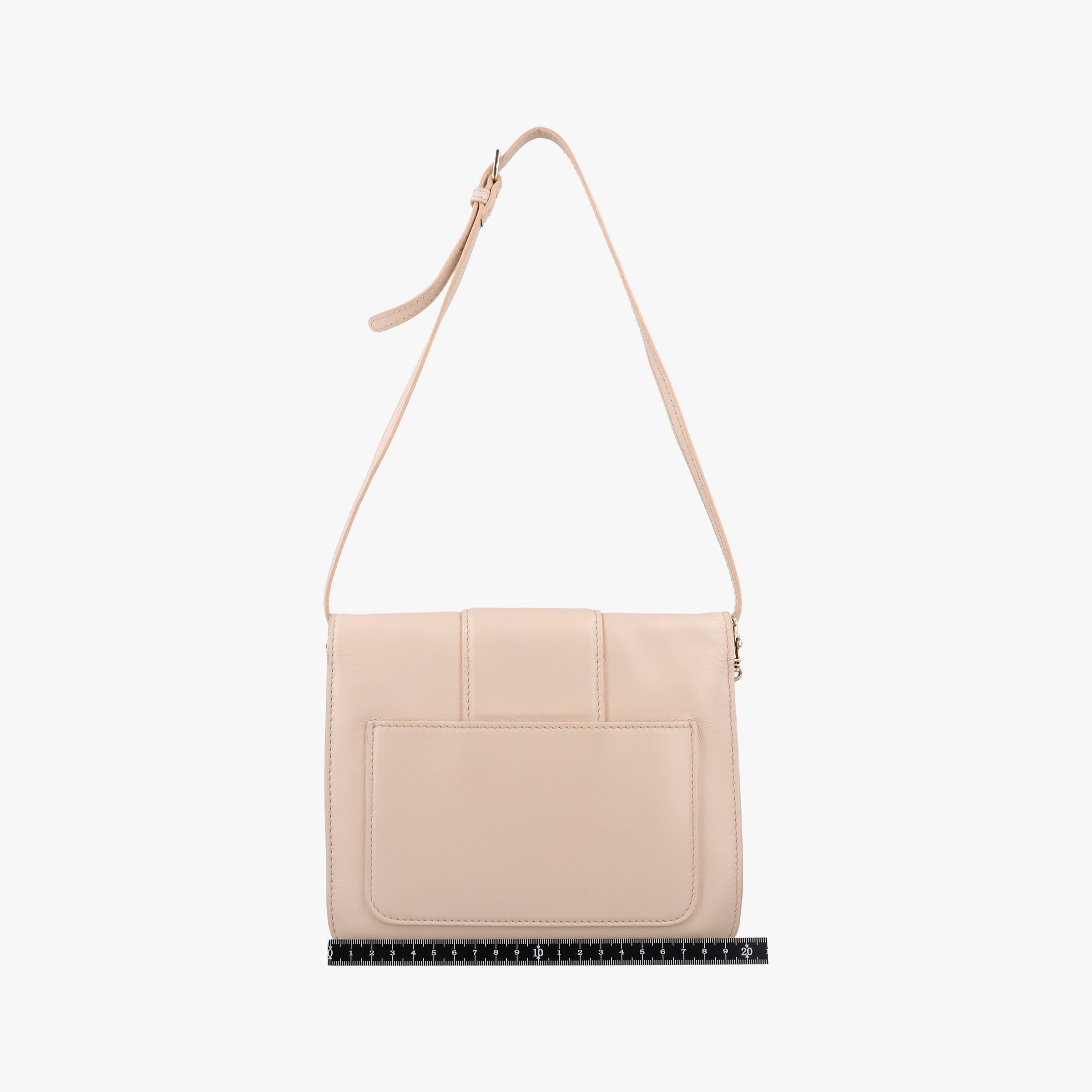 Pre-owned VERSACE La Medusa Beige Leather  shoulderbag | stylenewstar