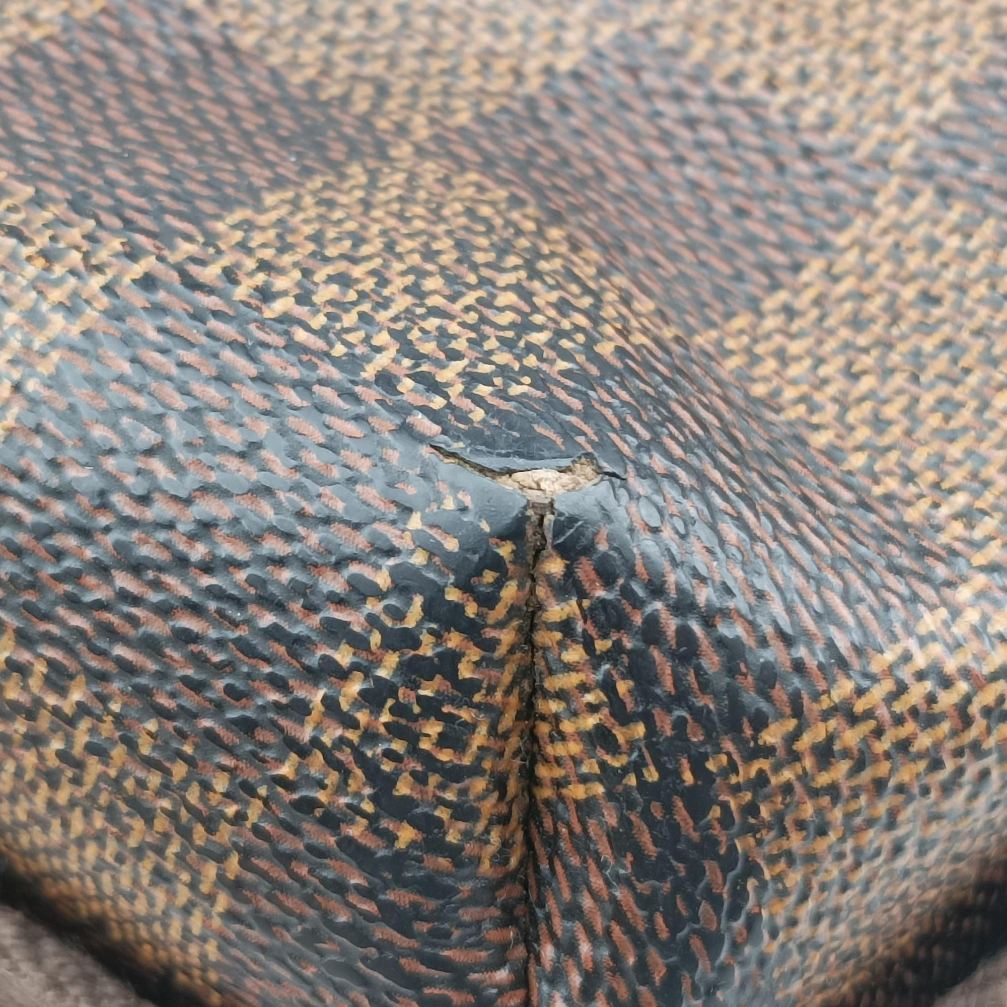 Pre-owned Louis Vuitton BROOKLYN MM EBENE Damier Canvas N51211 shoulderbag | stylenewstar