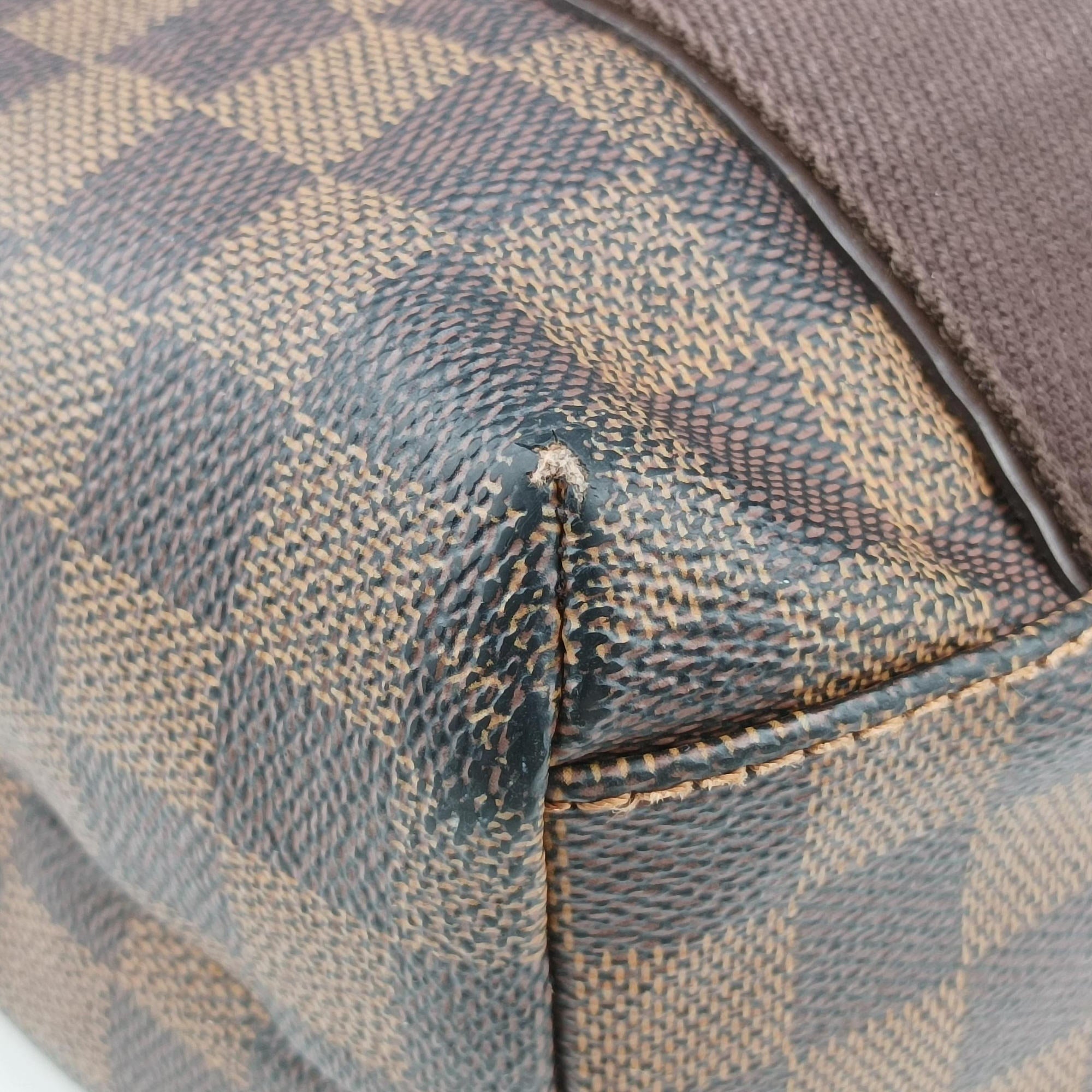 Secondhand Louis Vuitton Cabas Bobur EBENE Damier Canvas N52006 handbag | stylenewstar