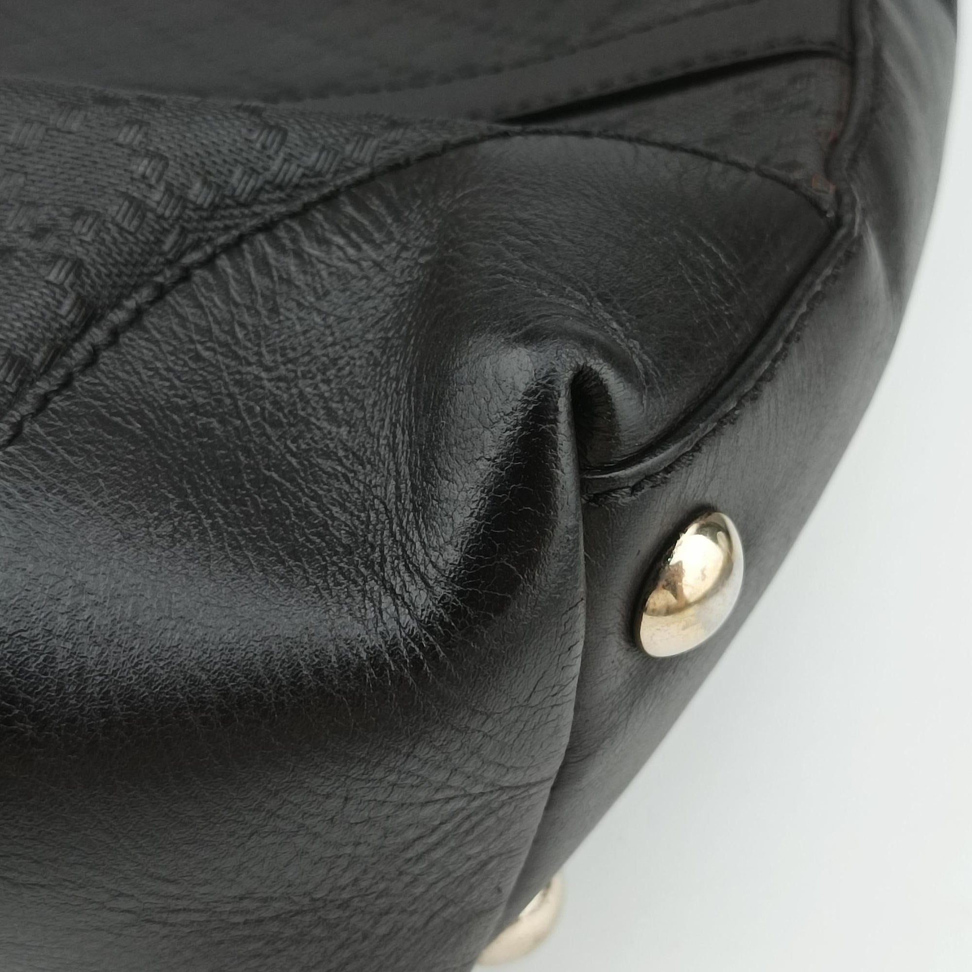 Pre-owned Gucci Diamante tote Dark Brown leather 223668 handbag | stylenewstar