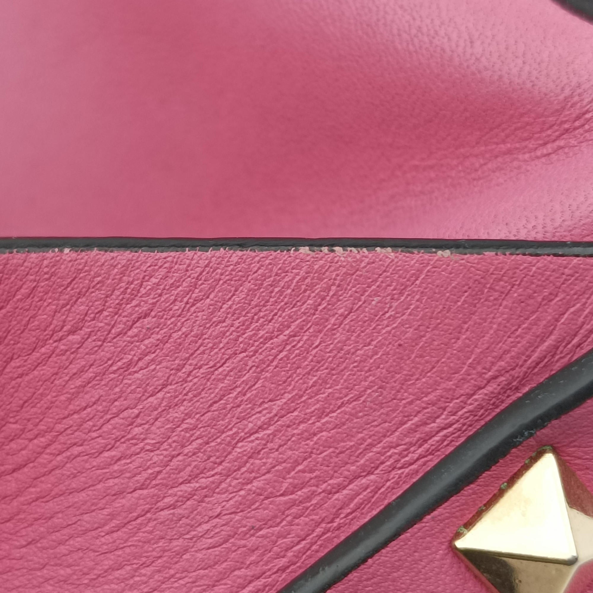 Secondhand Valentino Rockstud Pink Leather  backpack/rucksack | stylenewstar