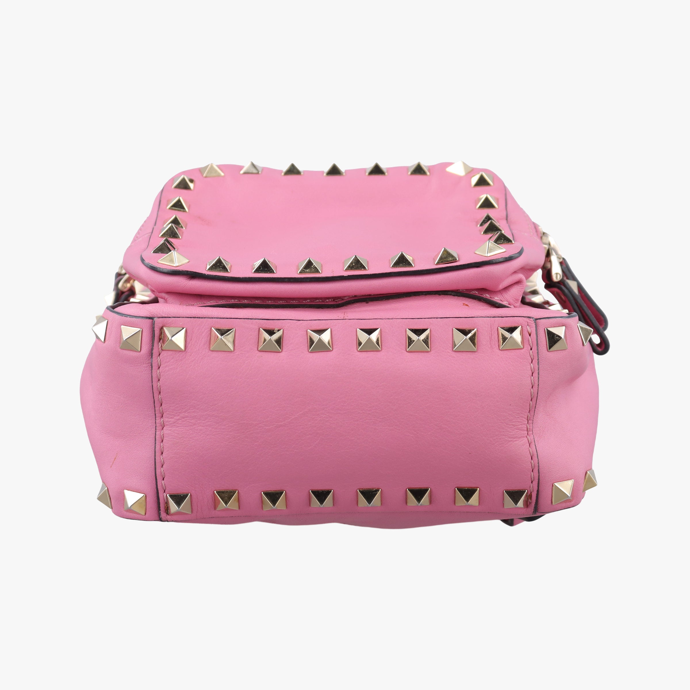 Secondhand Valentino Rockstud Pink Leather  backpack/rucksack | stylenewstar