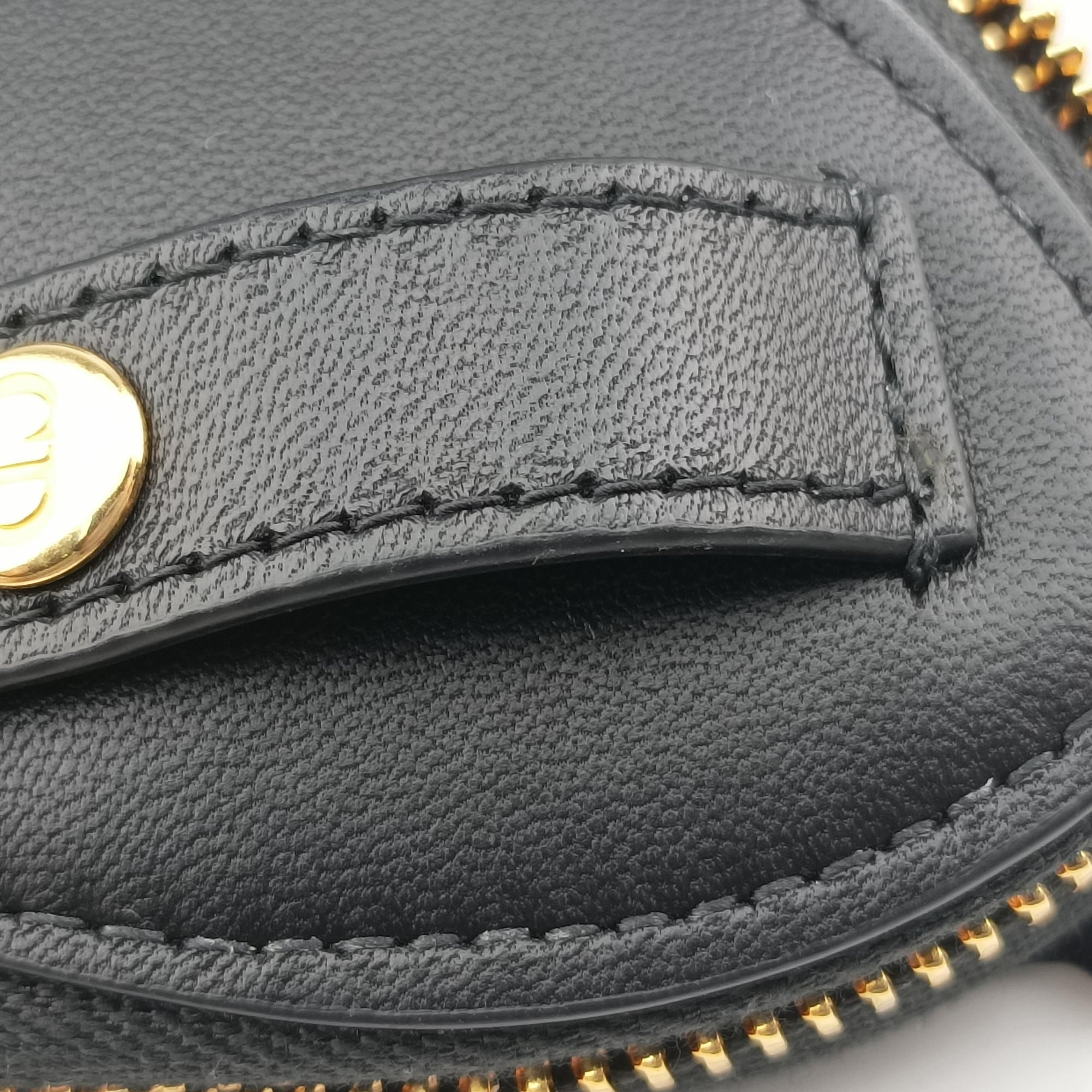 Vintage Christian Dior 30 Montaigne Removable Black Lambskin  bum bag/waist bag | stylenewstar