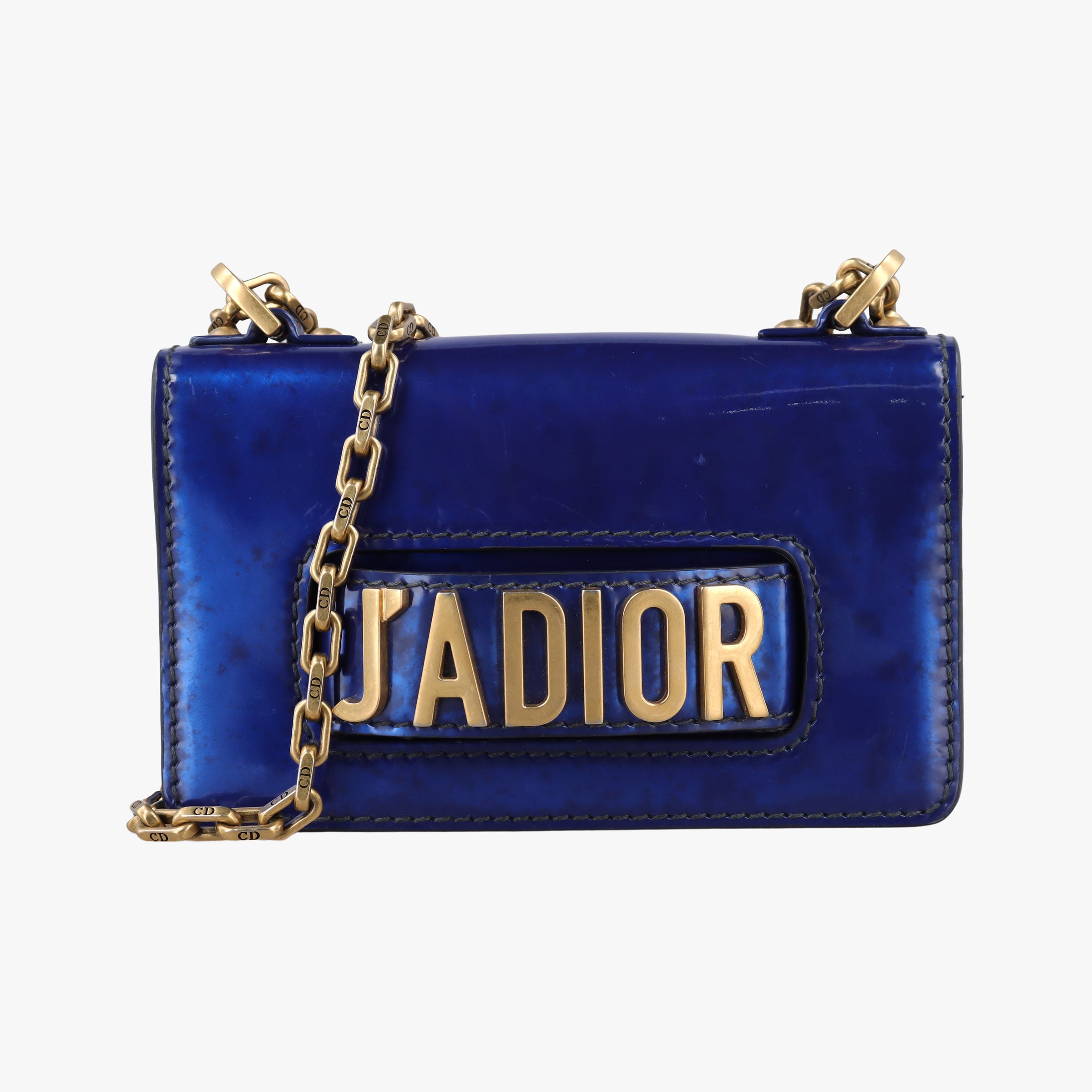 Vintage Christian Dior J'adior Blue Patent  shoulderbag | stylenewstar