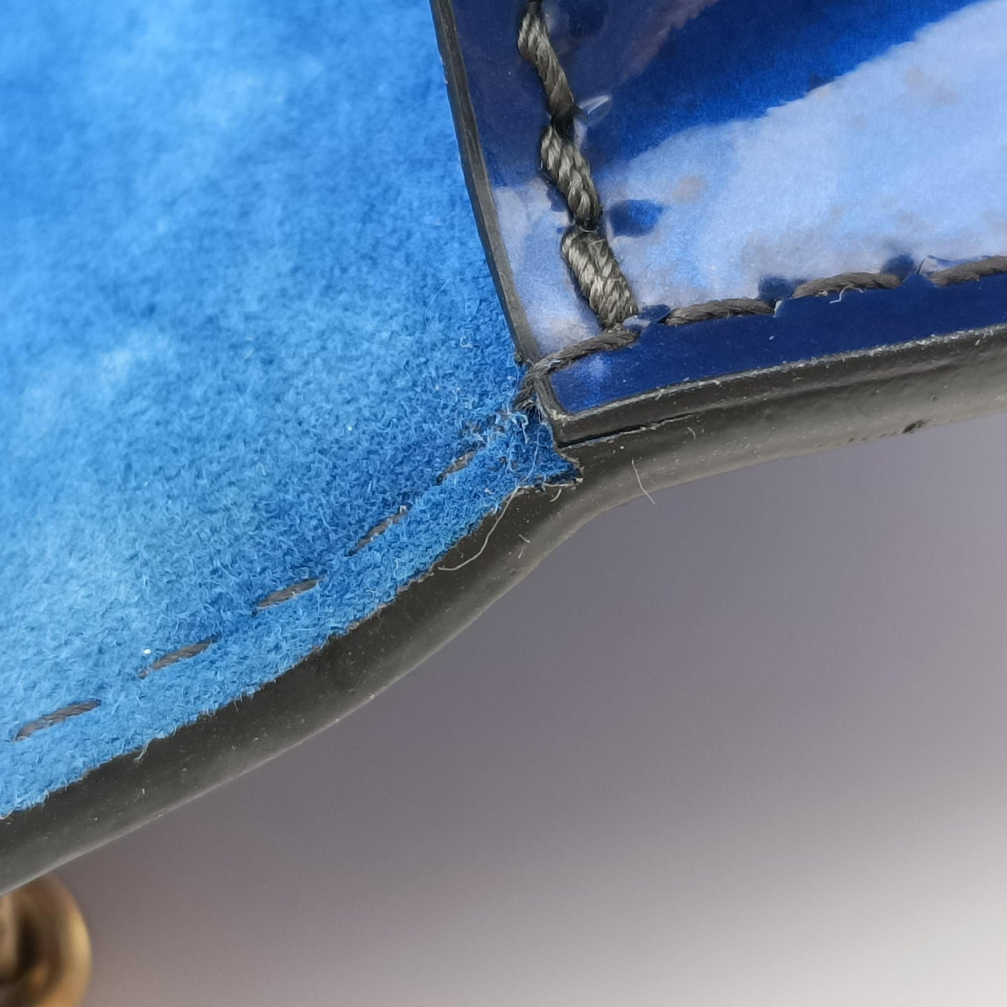 Vintage Christian Dior J'adior Blue Patent  shoulderbag | stylenewstar
