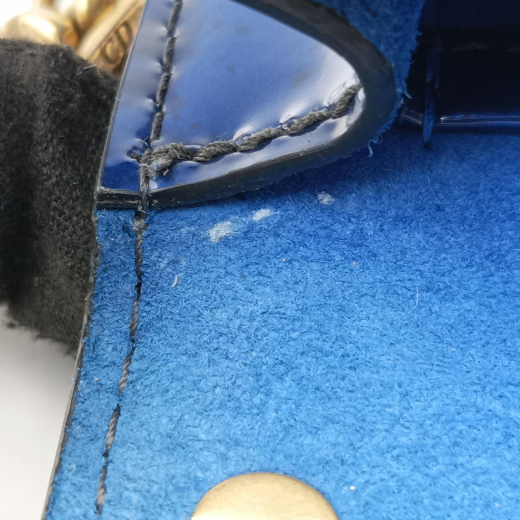 Vintage Christian Dior J'adior Blue Patent  shoulderbag | stylenewstar