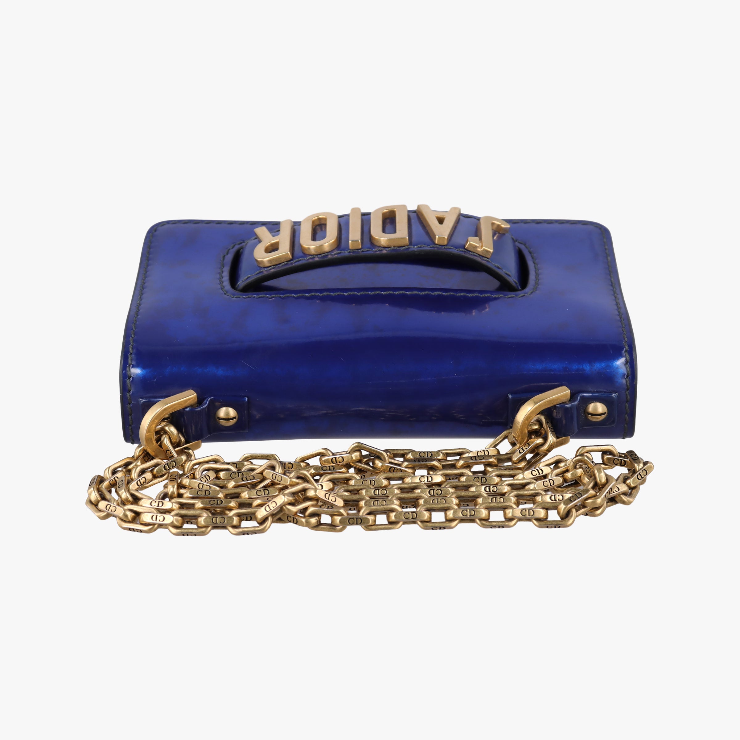Vintage Christian Dior J'adior Blue Patent  shoulderbag | stylenewstar
