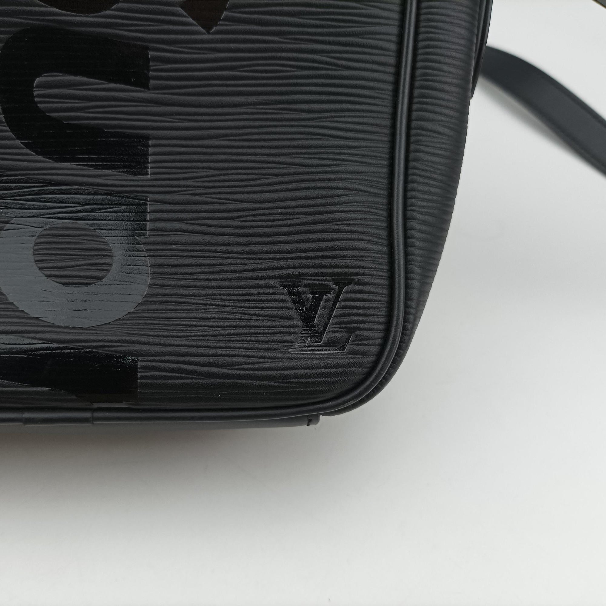 Pre-owned Louis Vuitton Danube PM Supreme Collaboration Noir epi M53431 shoulderbag | stylenewstar