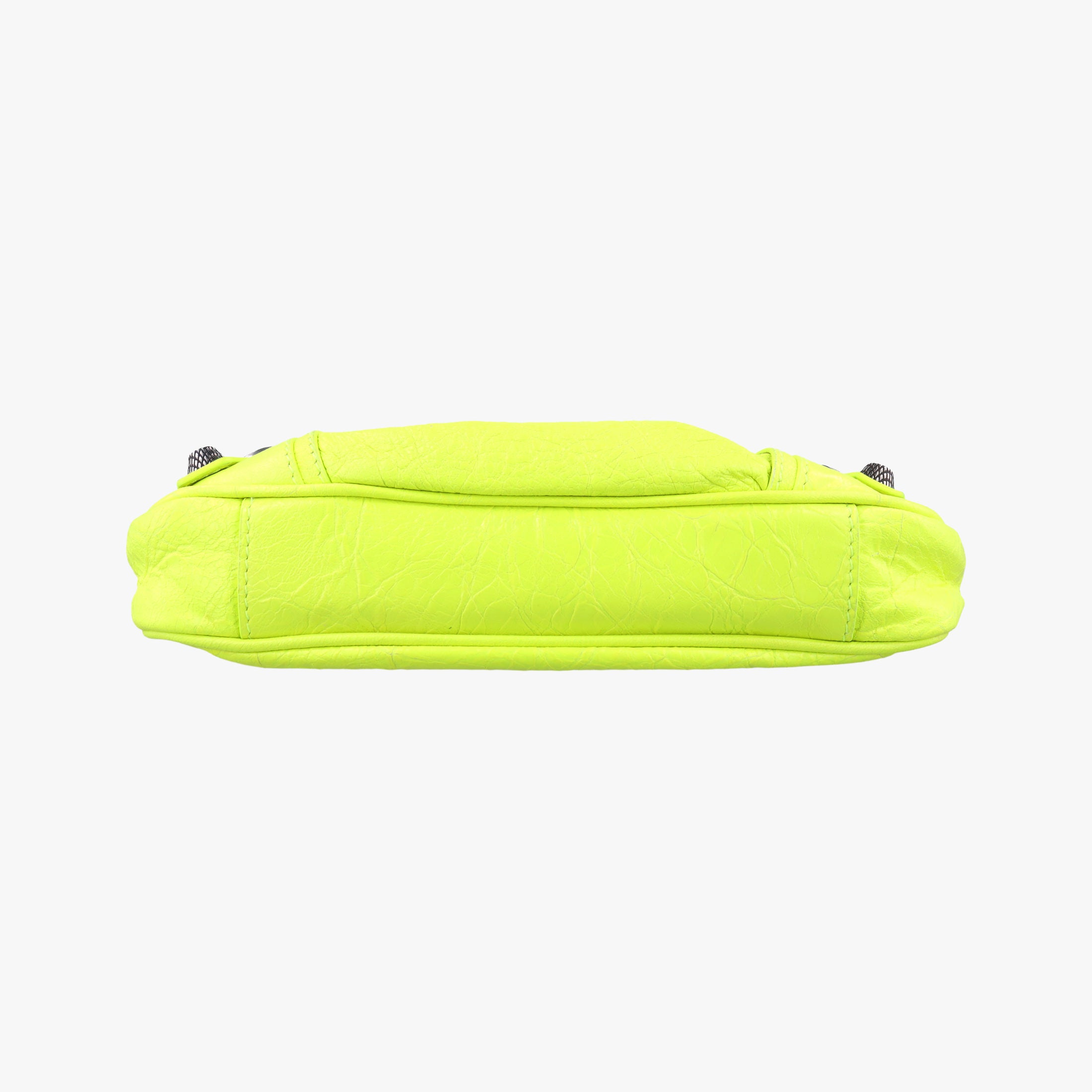 Pre-owned Balenciaga Le Cagole Green lambskin  shoulderbag | stylenewstar