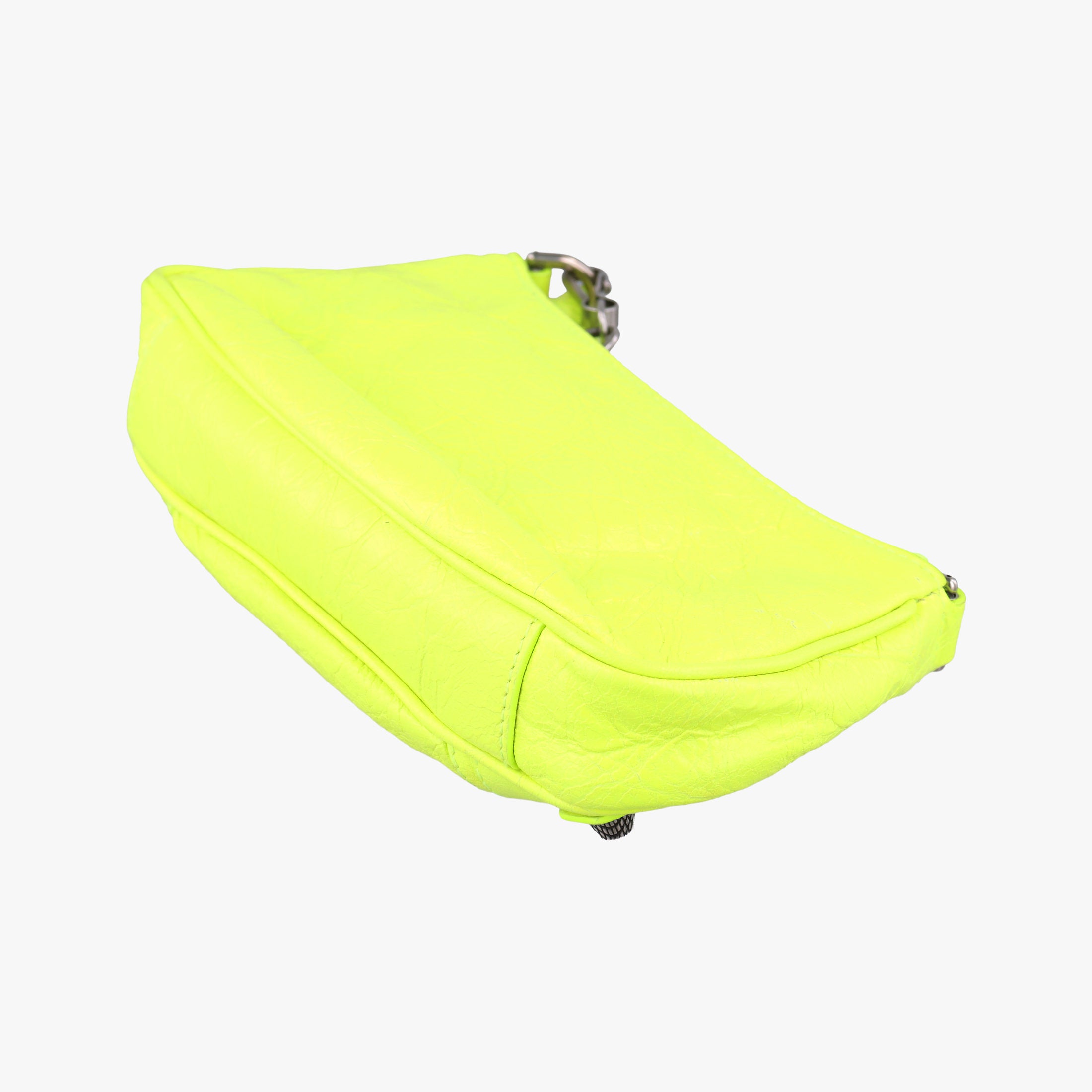 Pre-owned Balenciaga Le Cagole Green lambskin  shoulderbag | stylenewstar