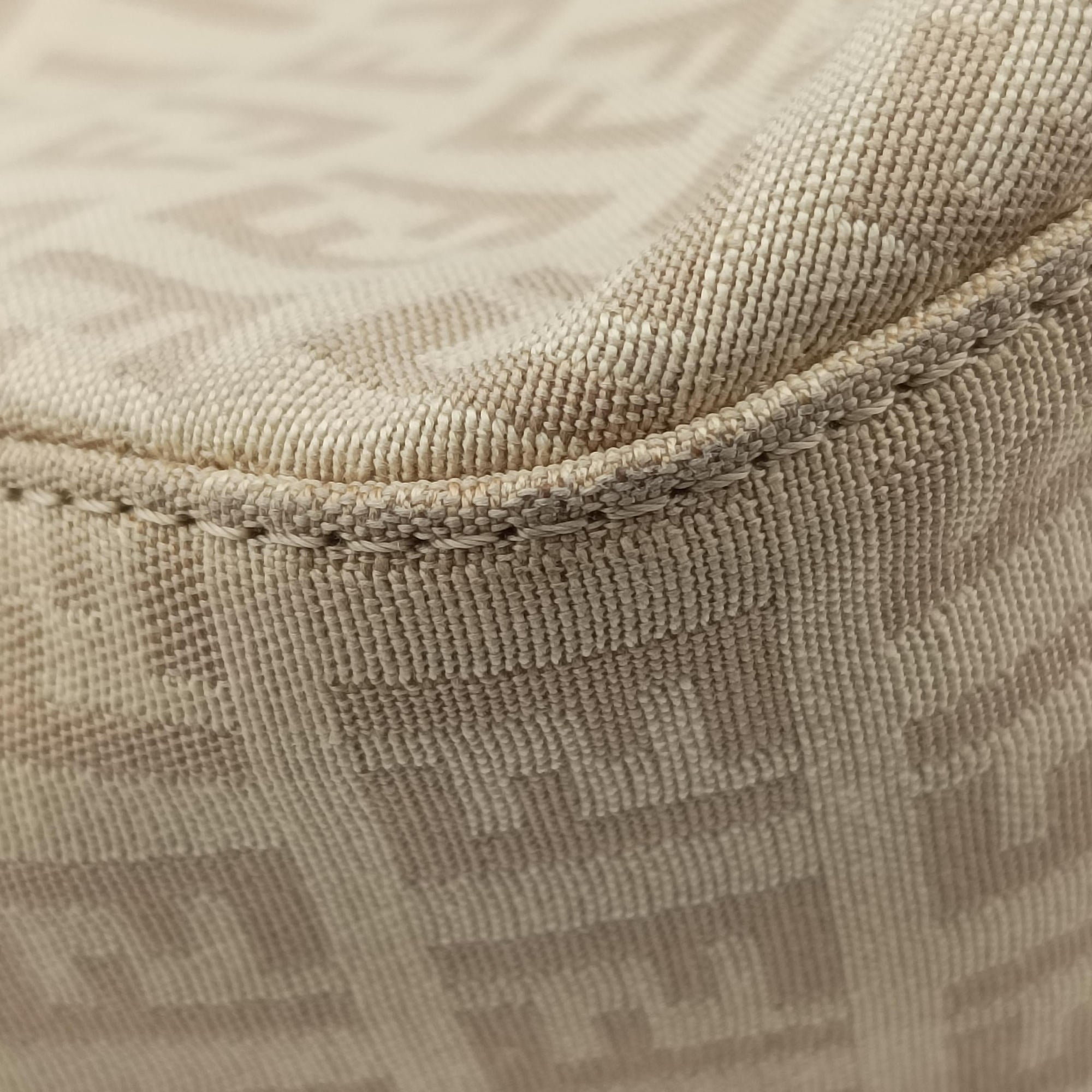 Pre-owned Fendi Zucchino Beige canvas 8BR036 handbag | stylenewstar