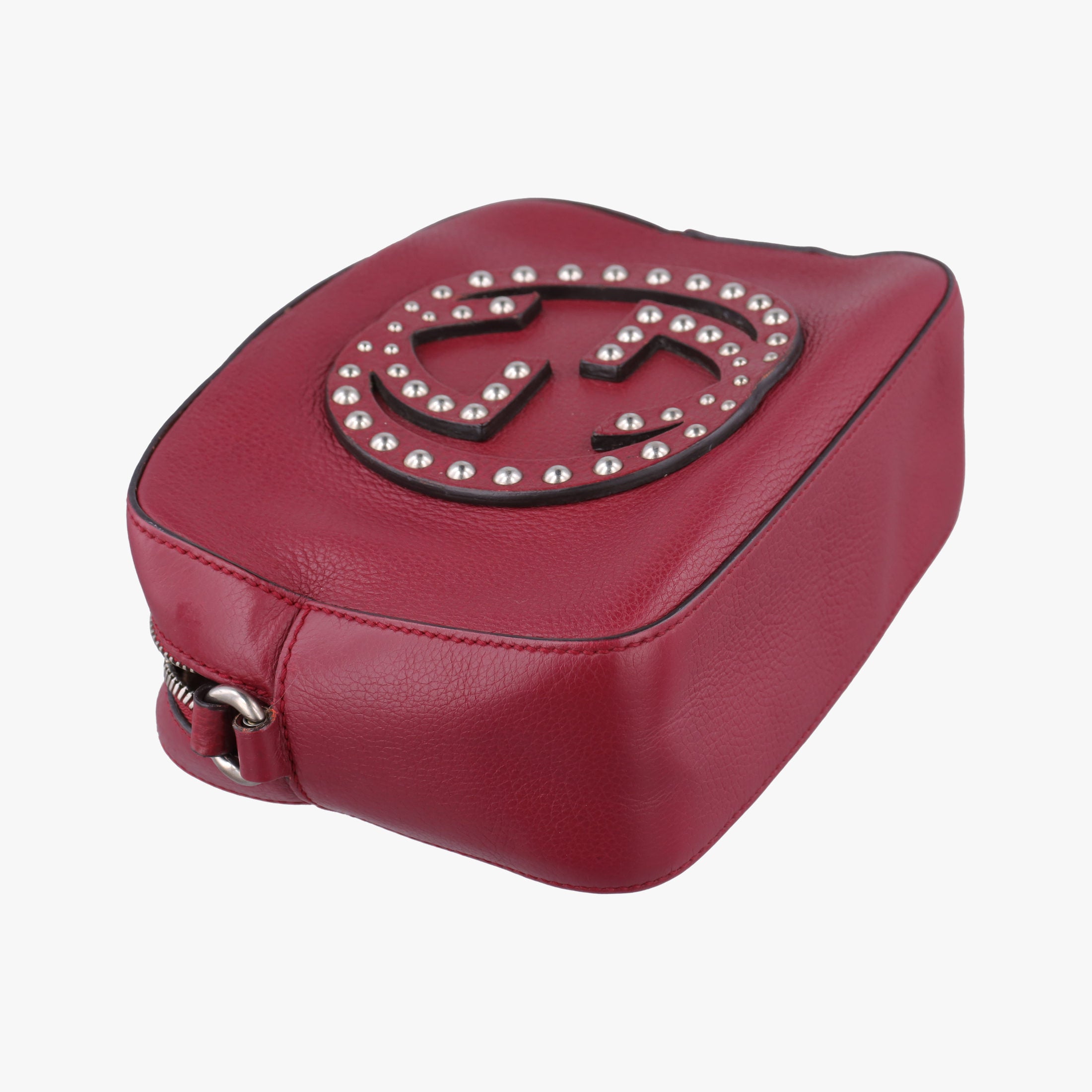 Pre-owned Gucci Soho Burgundy Leather 308364 shoulderbag | stylenewstar
