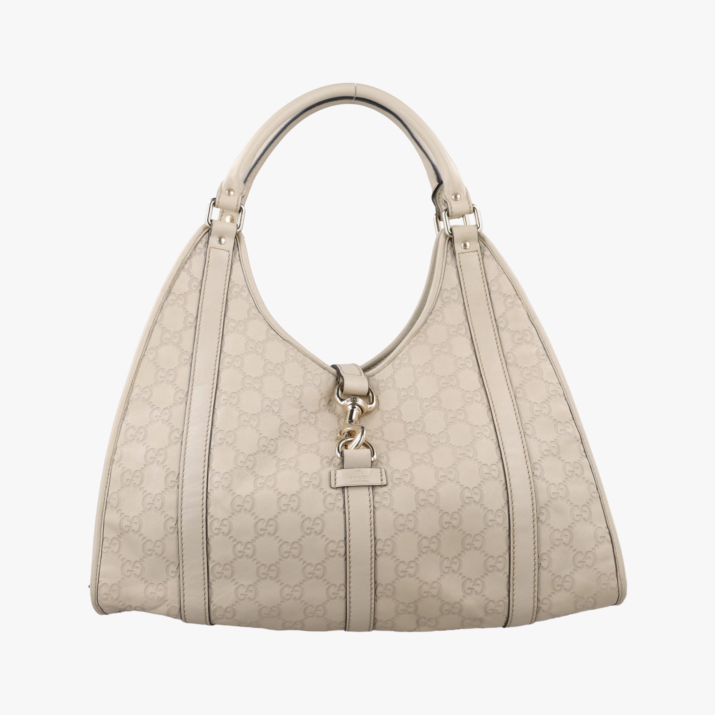 Vintage Gucci New Jackie White Leather 203494 handbag | stylenewstar