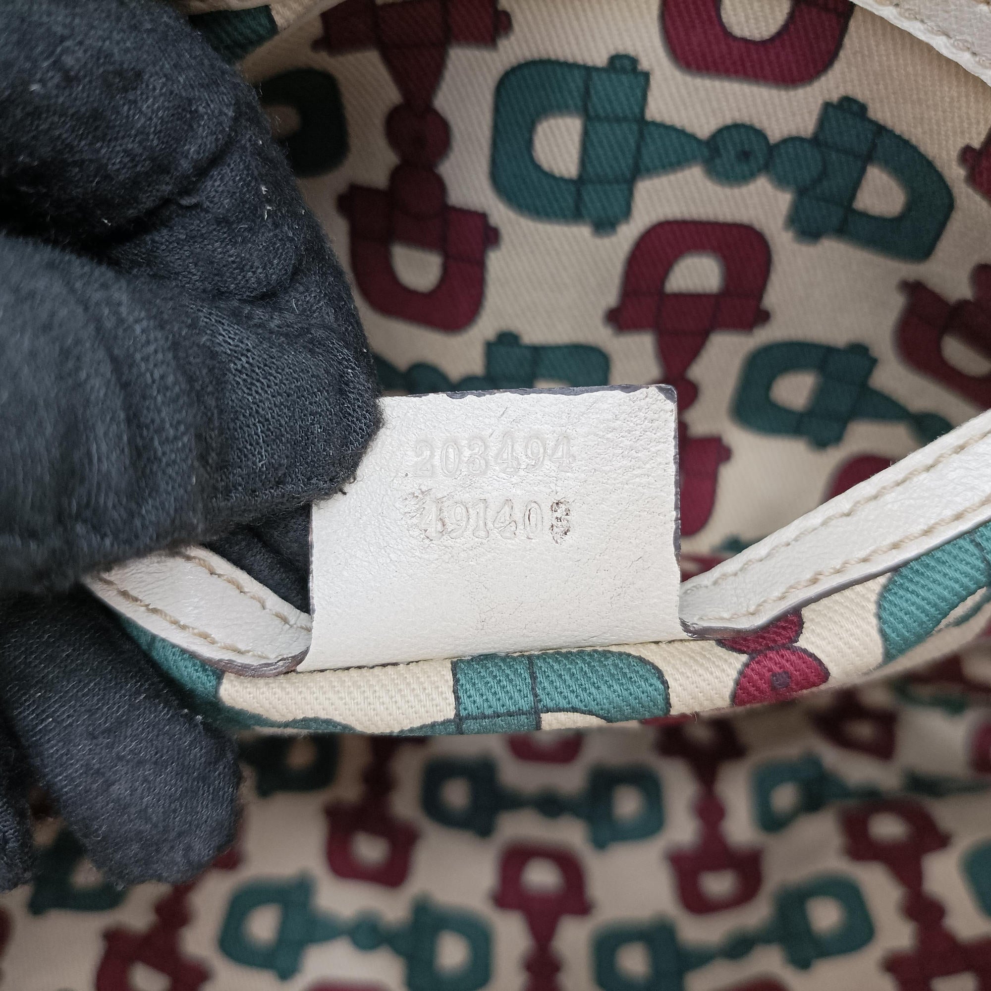 Vintage Gucci New Jackie White Leather 203494 handbag | stylenewstar