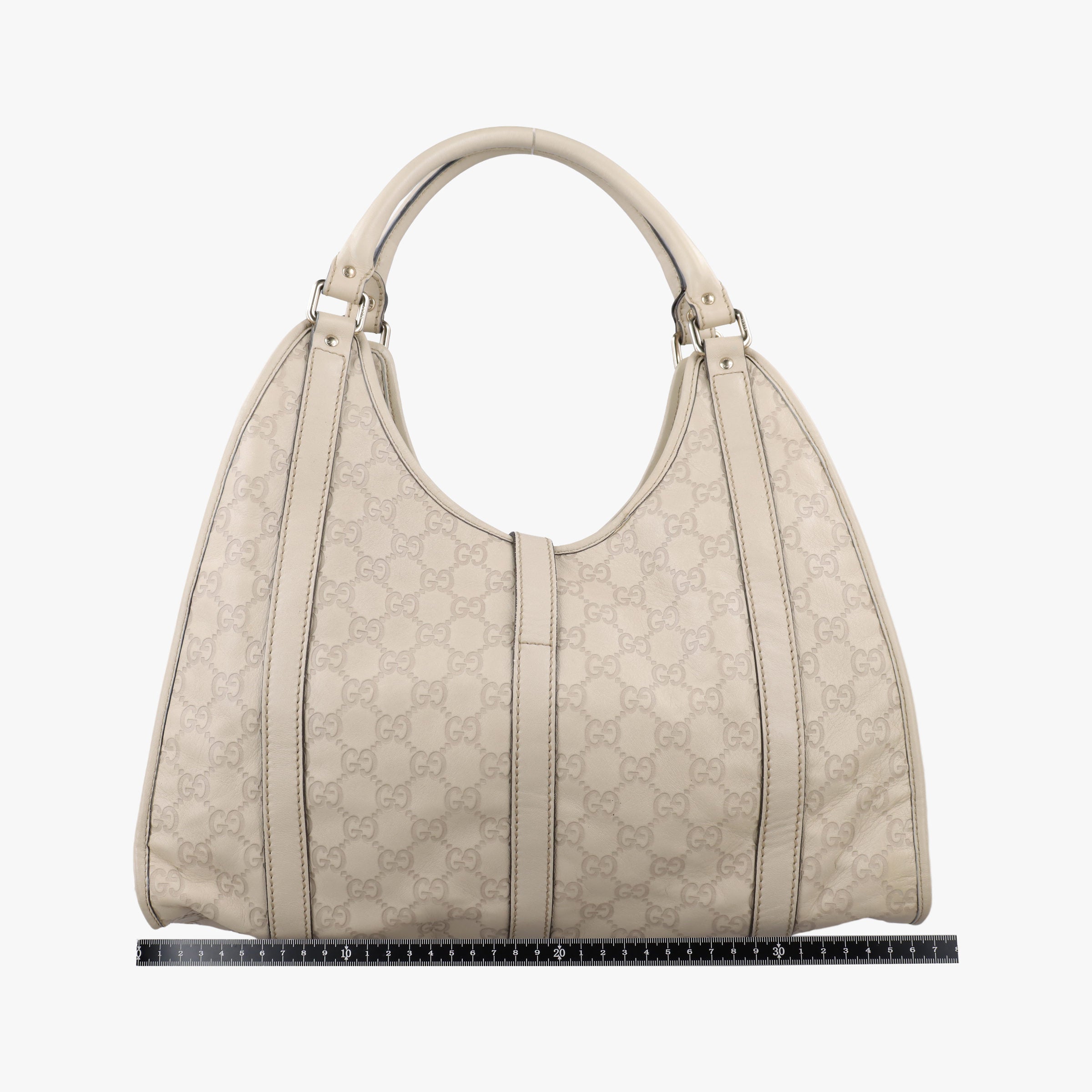 Vintage Gucci New Jackie White Leather 203494 handbag | stylenewstar