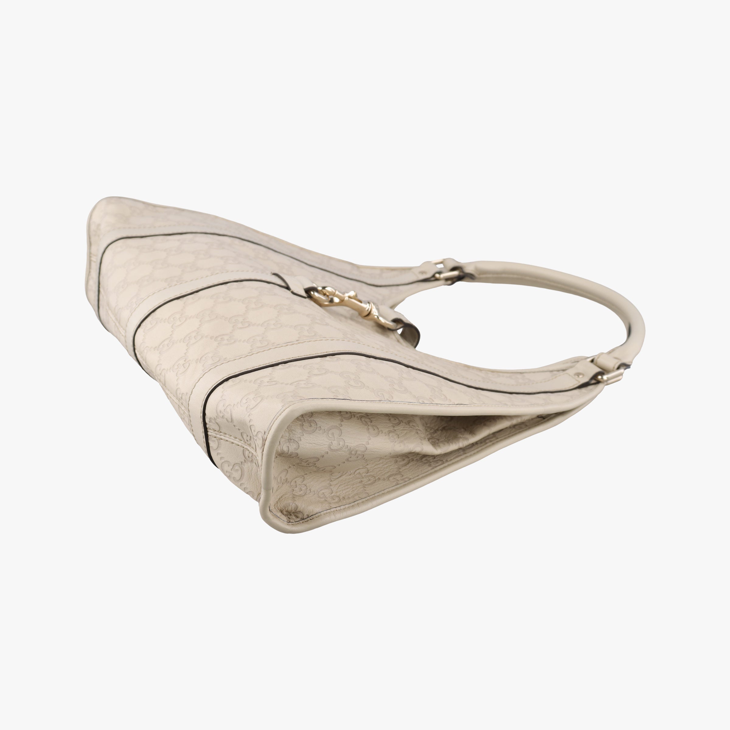 Vintage Gucci New Jackie White Leather 203494 handbag | stylenewstar