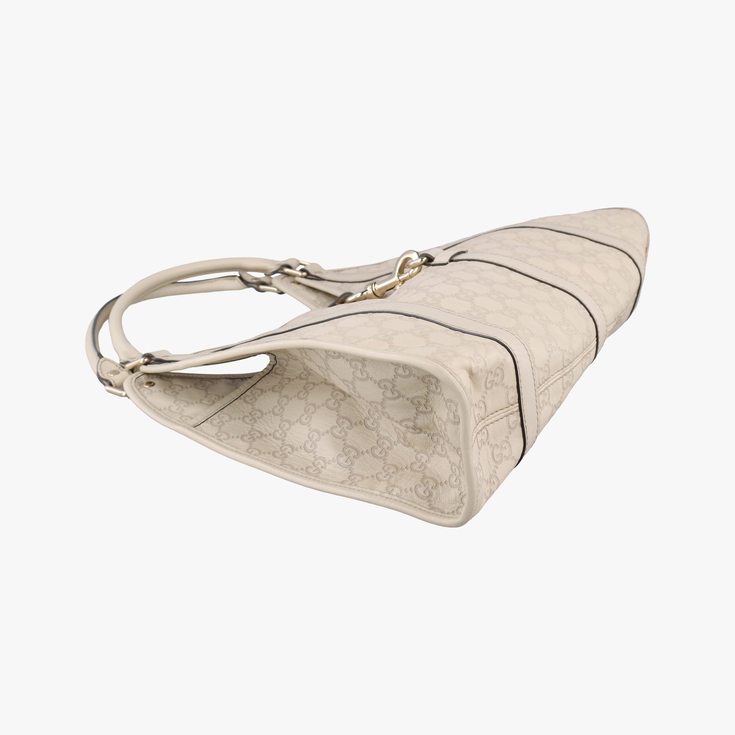Vintage Gucci New Jackie White Leather 203494 handbag | stylenewstar