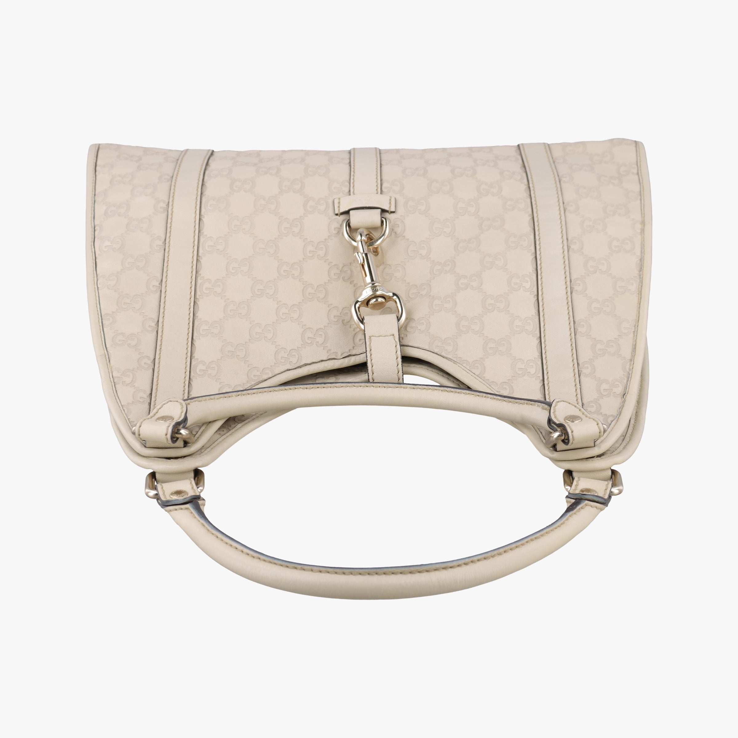 Vintage Gucci New Jackie White Leather 203494 handbag | stylenewstar