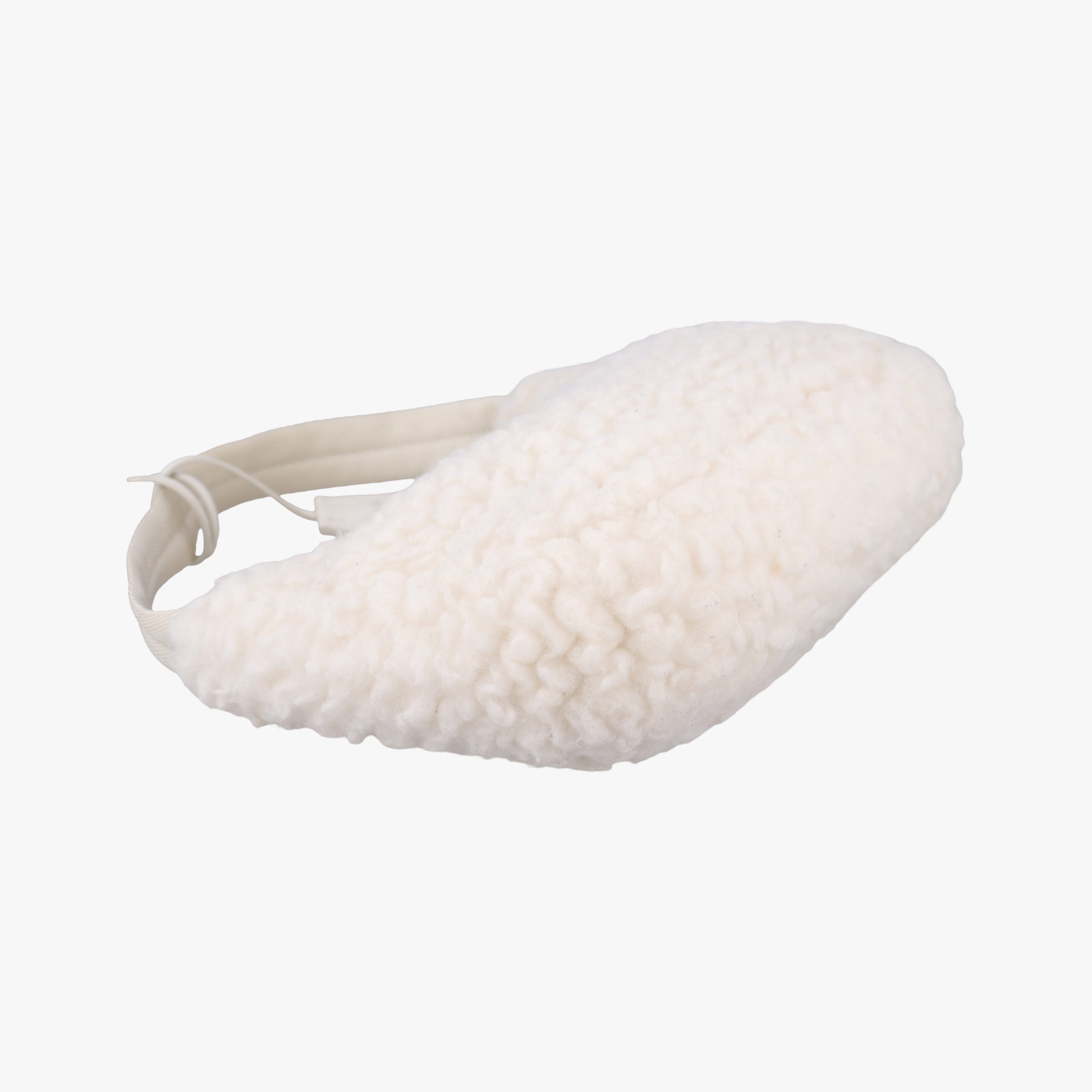 Pre-owned Prada Re-Edition 2000 White Sheep Fur × Nylon Trims 1NE515 handbag | stylenewstar