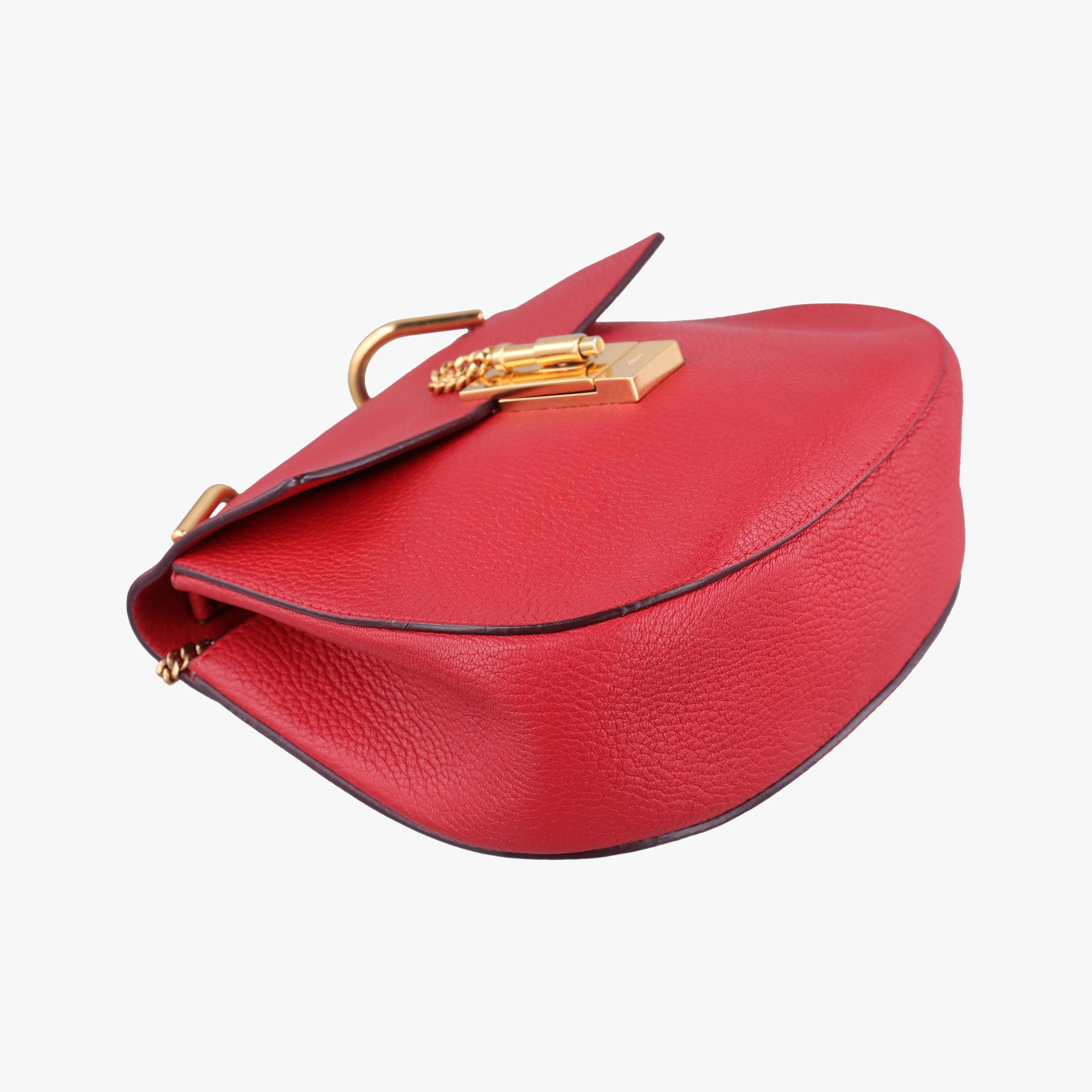 Pre-owned Chloe DREW Red Leather  shoulderbag | stylenewstar