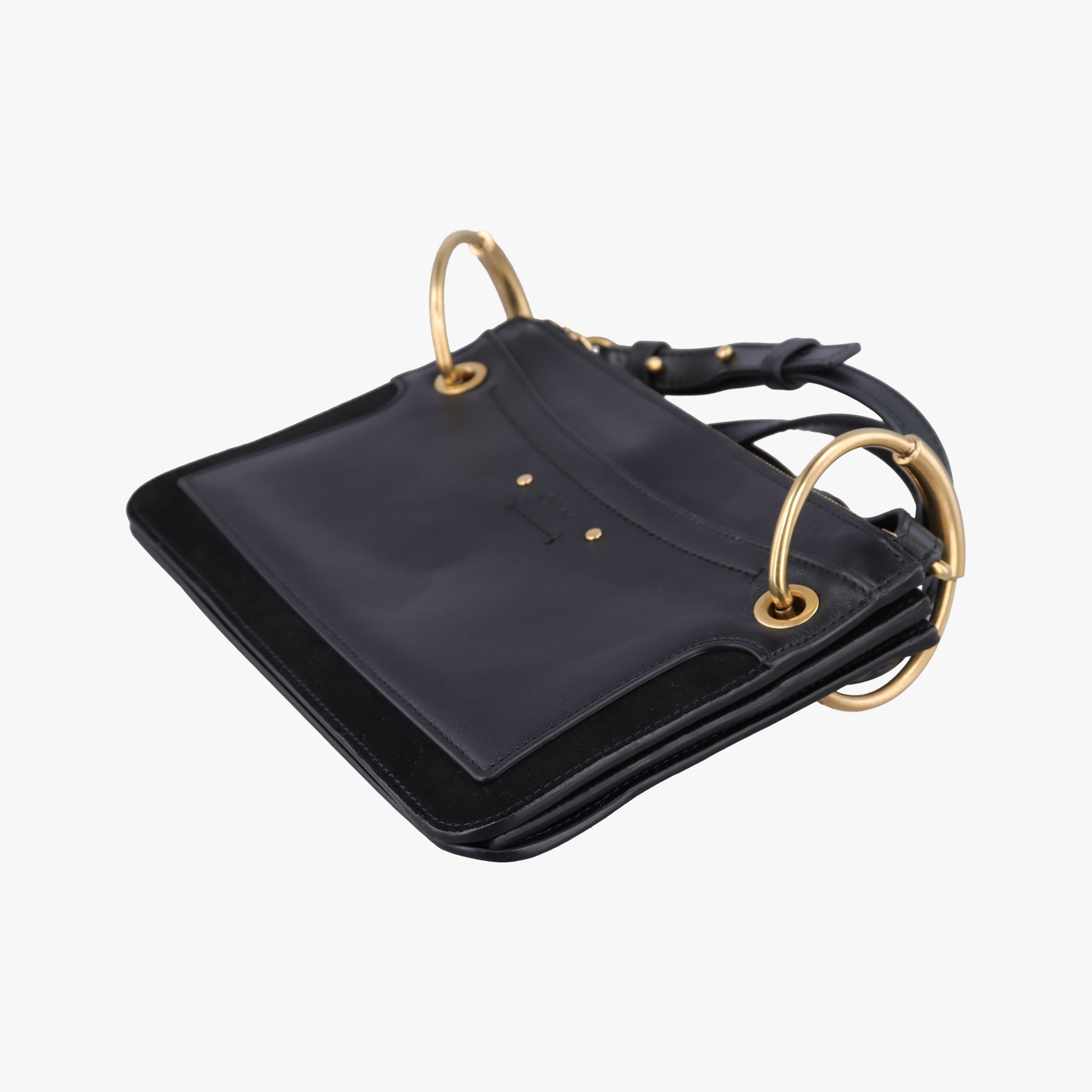 Pre-owned Chloe Roy Black Leather  shoulderbag | stylenewstar