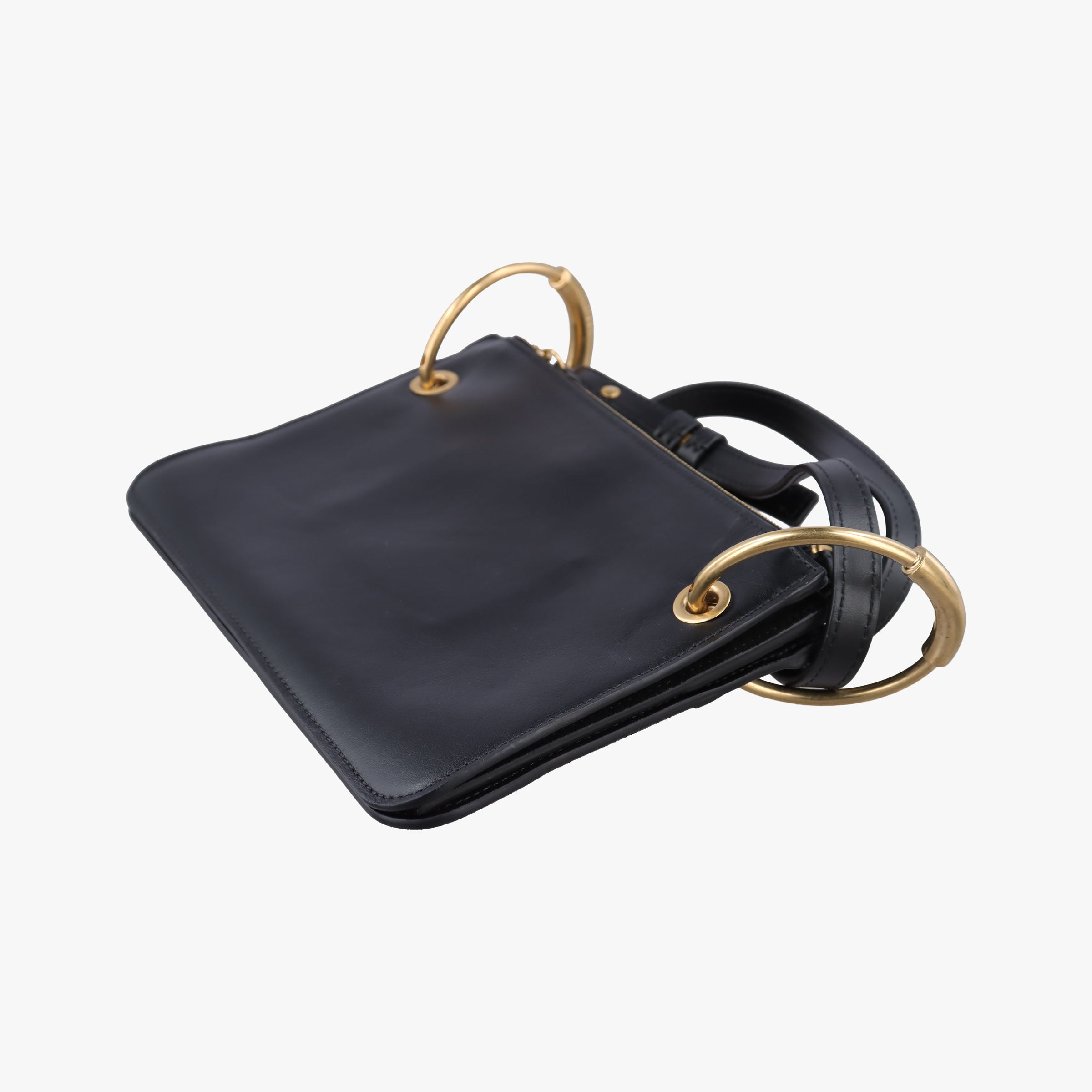 Pre-owned Chloe Roy Black Leather  shoulderbag | stylenewstar