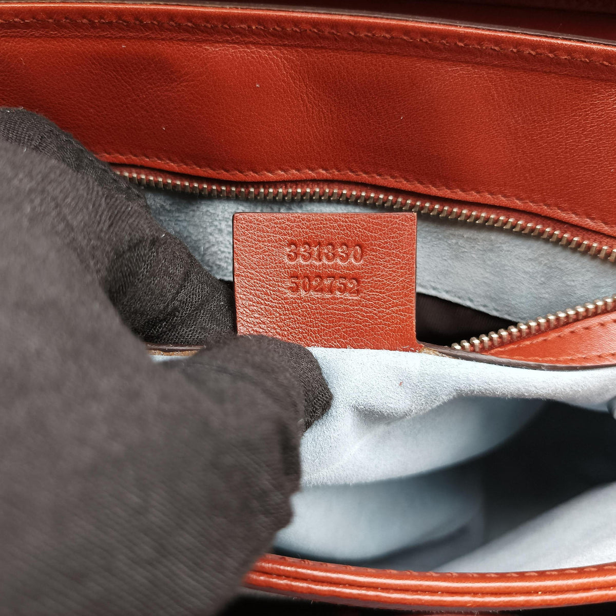Pre-owned Gucci Bamboo Orange Leather 331830 handbag | stylenewstar