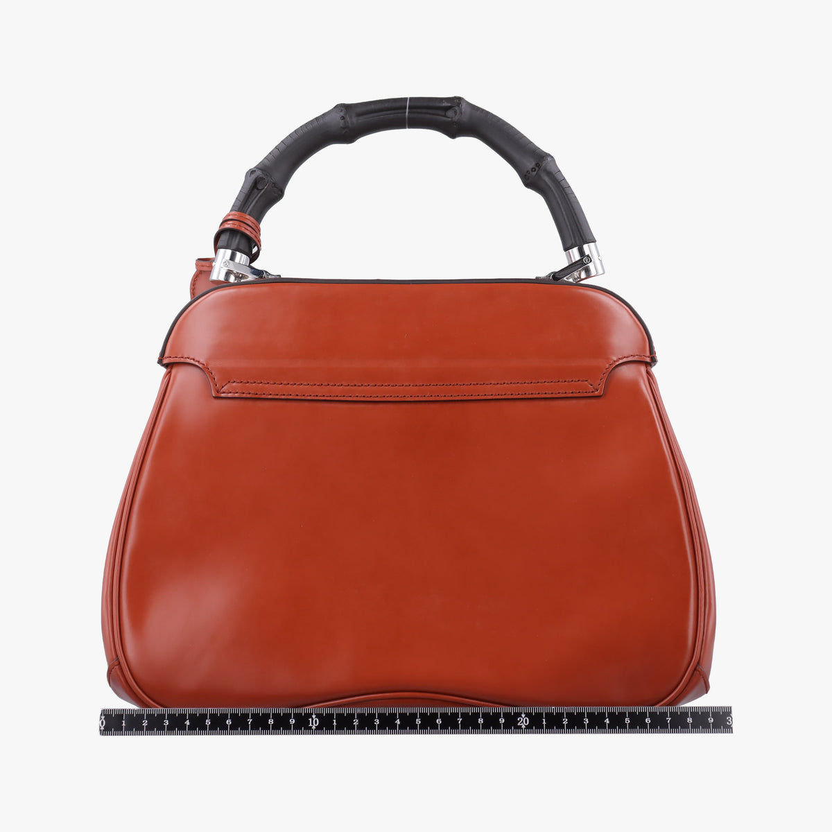 Pre-owned Gucci Bamboo Orange Leather 331830 handbag | stylenewstar