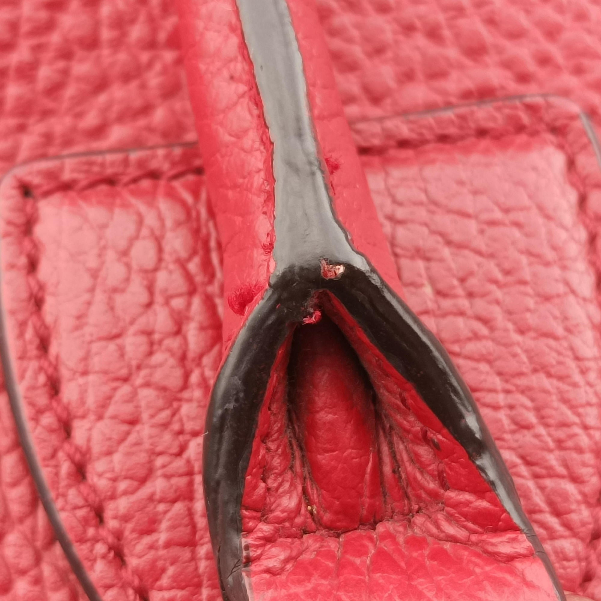 Vintage Gucci interlocking G Charmy Red Leather 449659 handbag | stylenewstar
