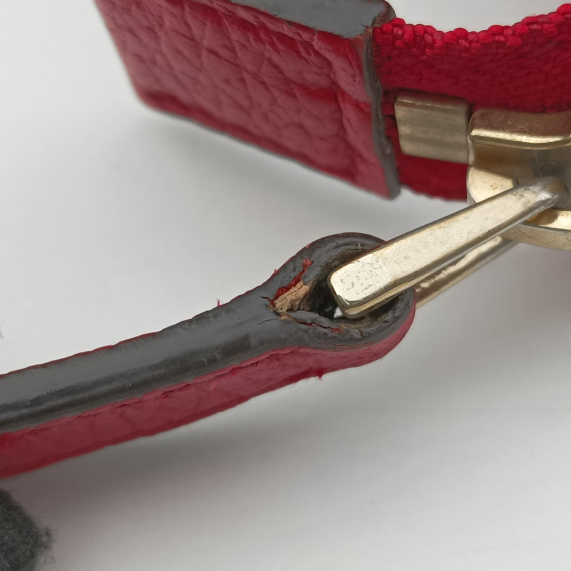 Vintage Gucci interlocking G Charmy Red Leather 449659 handbag | stylenewstar