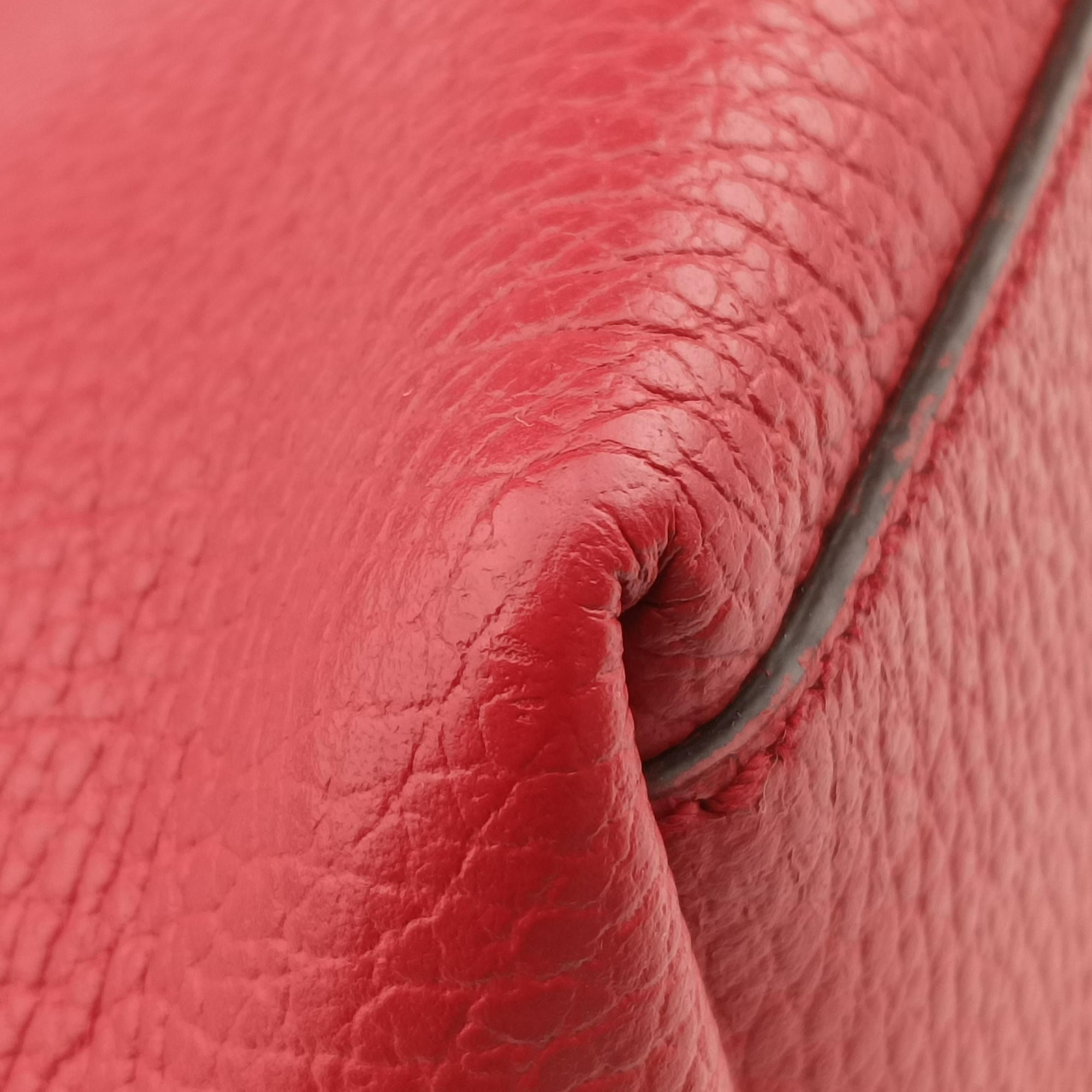 Vintage Gucci interlocking G Charmy Red Leather 449659 handbag | stylenewstar