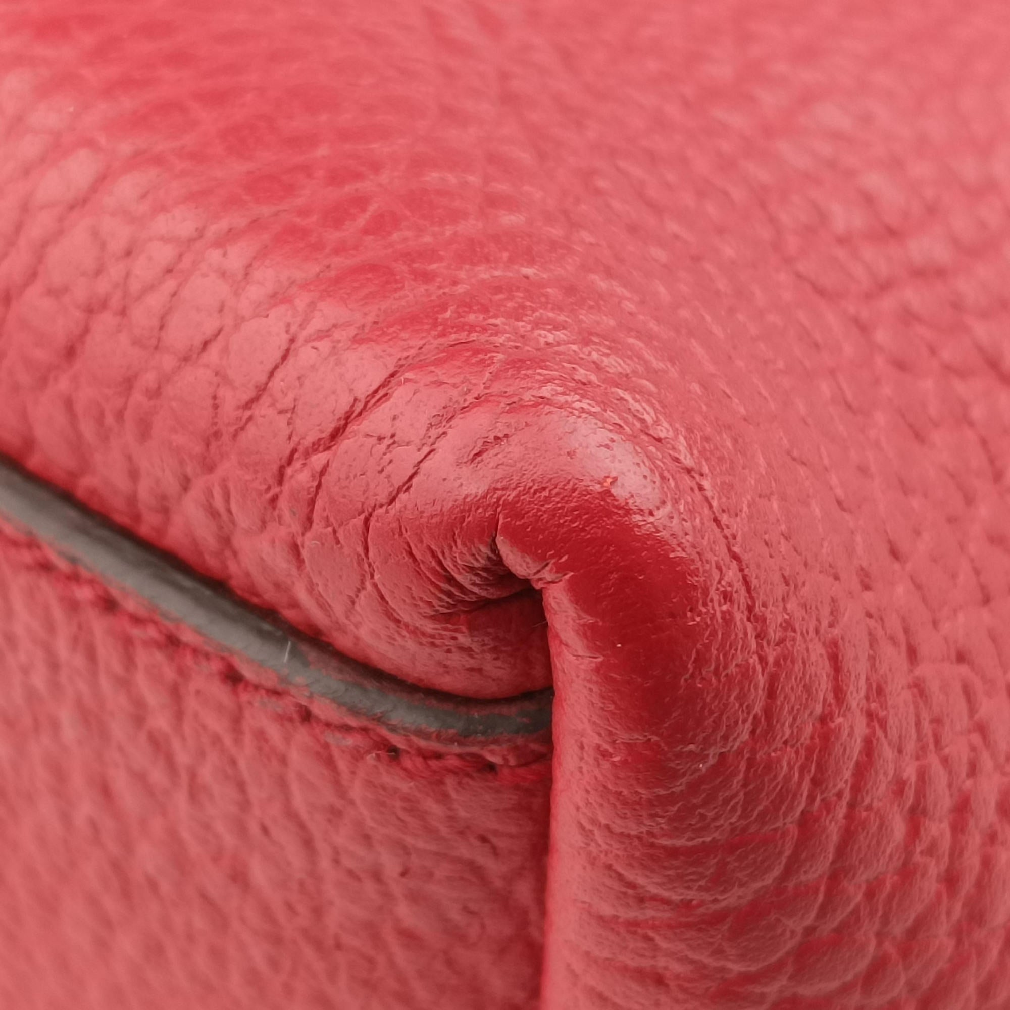 Vintage Gucci interlocking G Charmy Red Leather 449659 handbag | stylenewstar