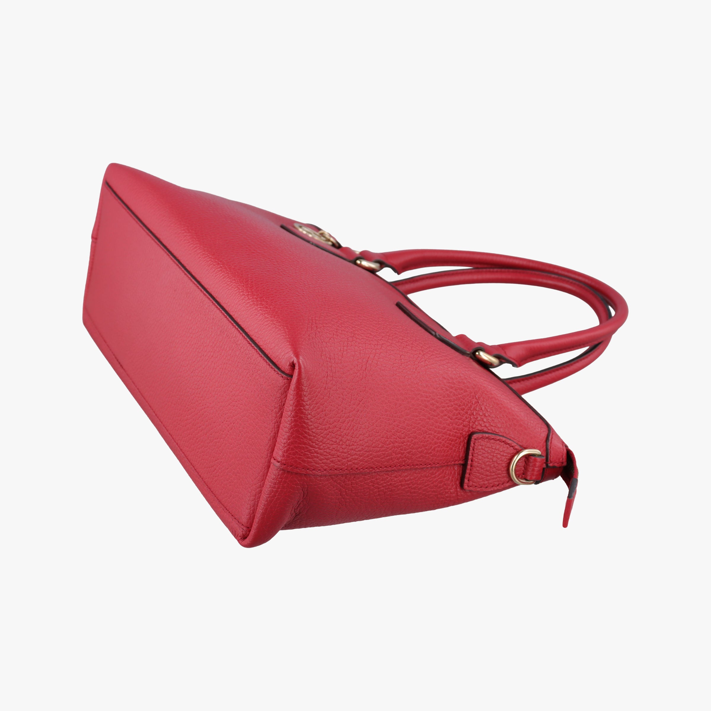 Vintage Gucci interlocking G Charmy Red Leather 449659 handbag | stylenewstar