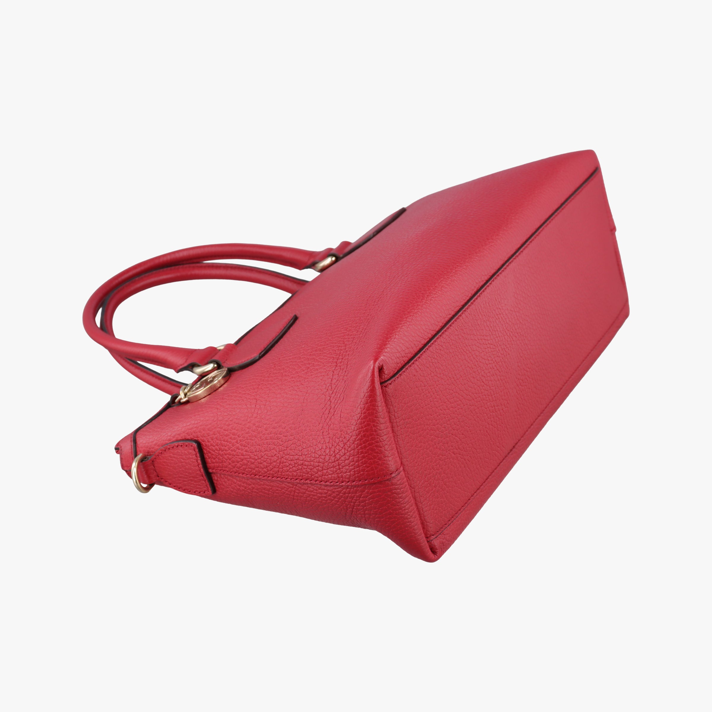 Vintage Gucci interlocking G Charmy Red Leather 449659 handbag | stylenewstar